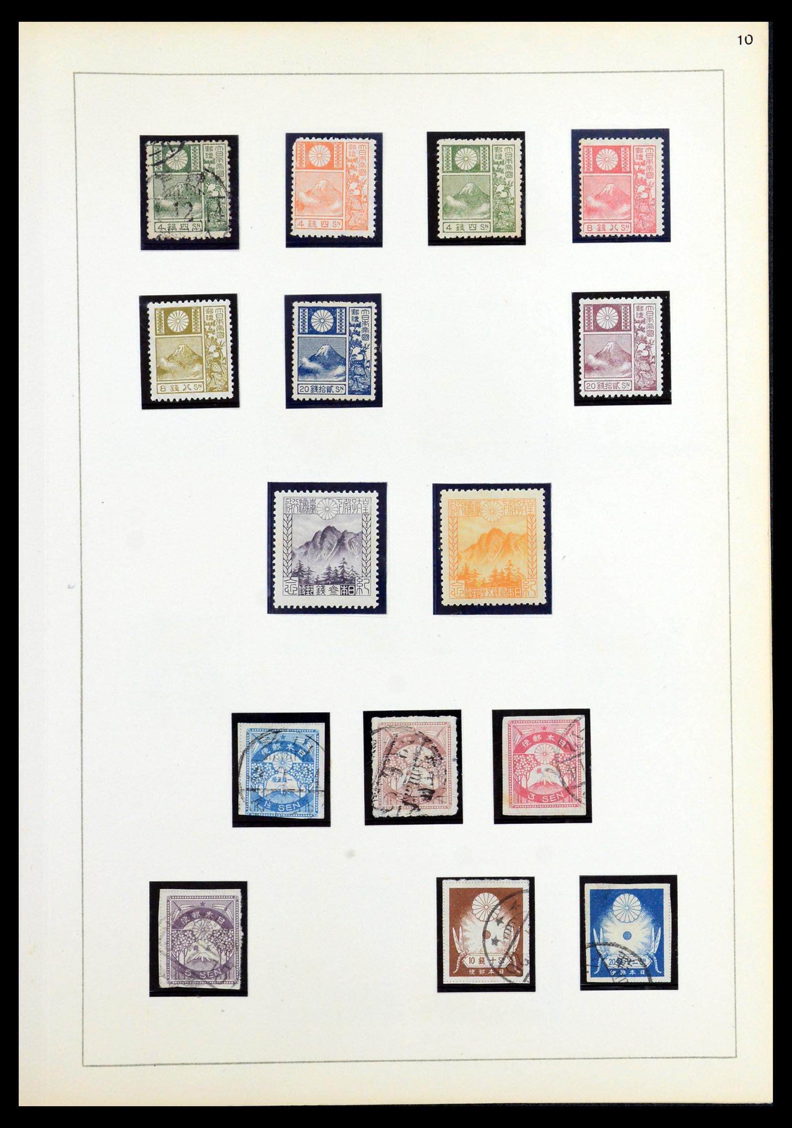 36460 010 - Postzegelverzameling 36460 Japan 1871-1958.