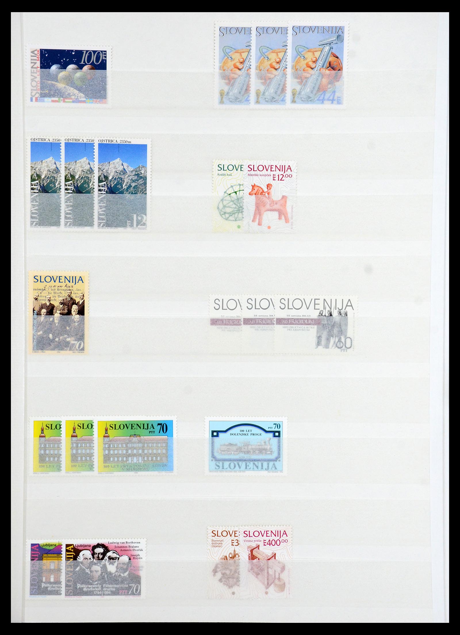36461 011 - Stamp collection 36461 Slovenia, Croatia and Bosnia-Herzegovina MNH 1991