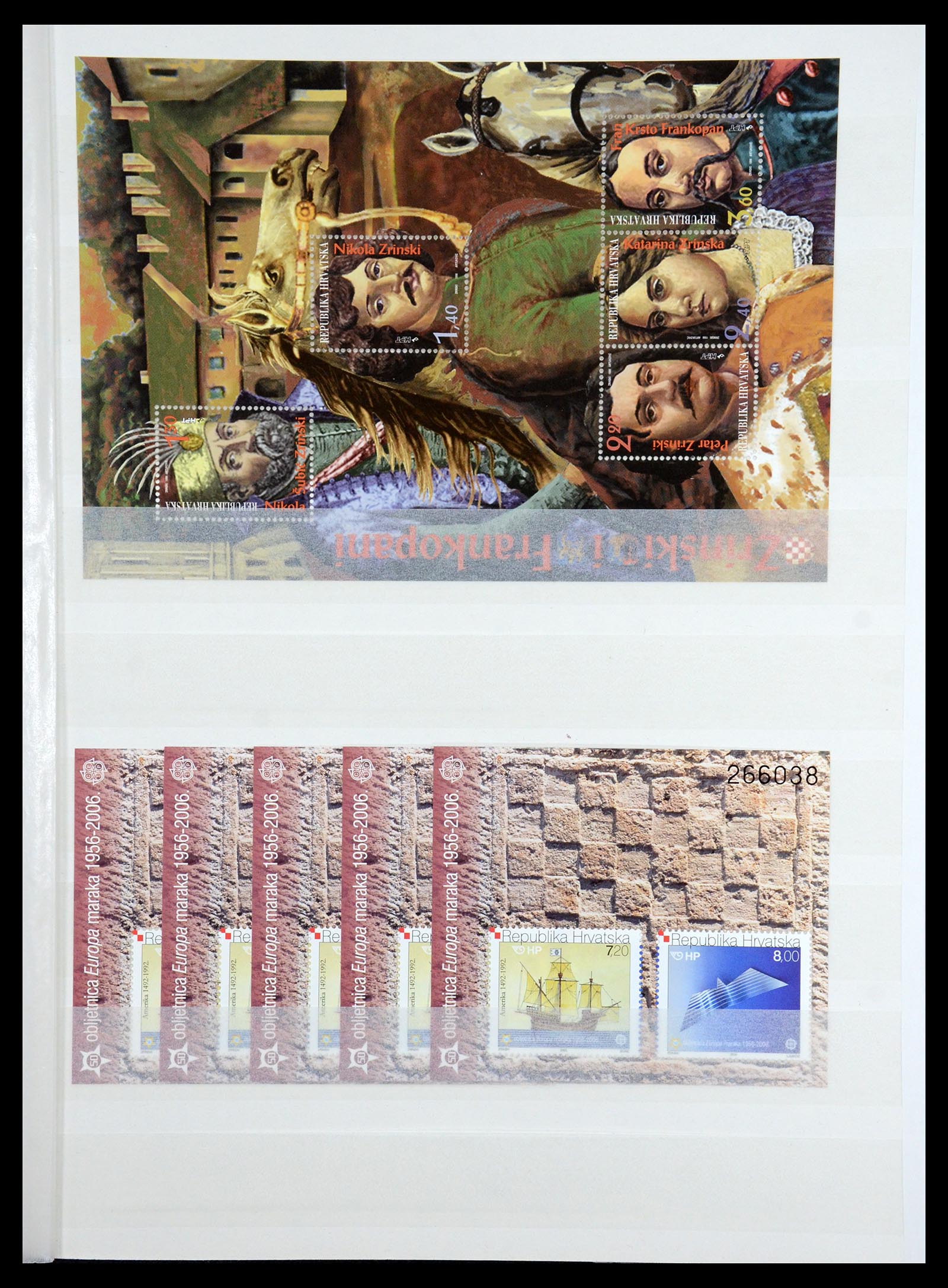 36461 047 - Stamp collection 36461 Slovenia, Croatia and Bosnia-Herzegovina MNH 1991