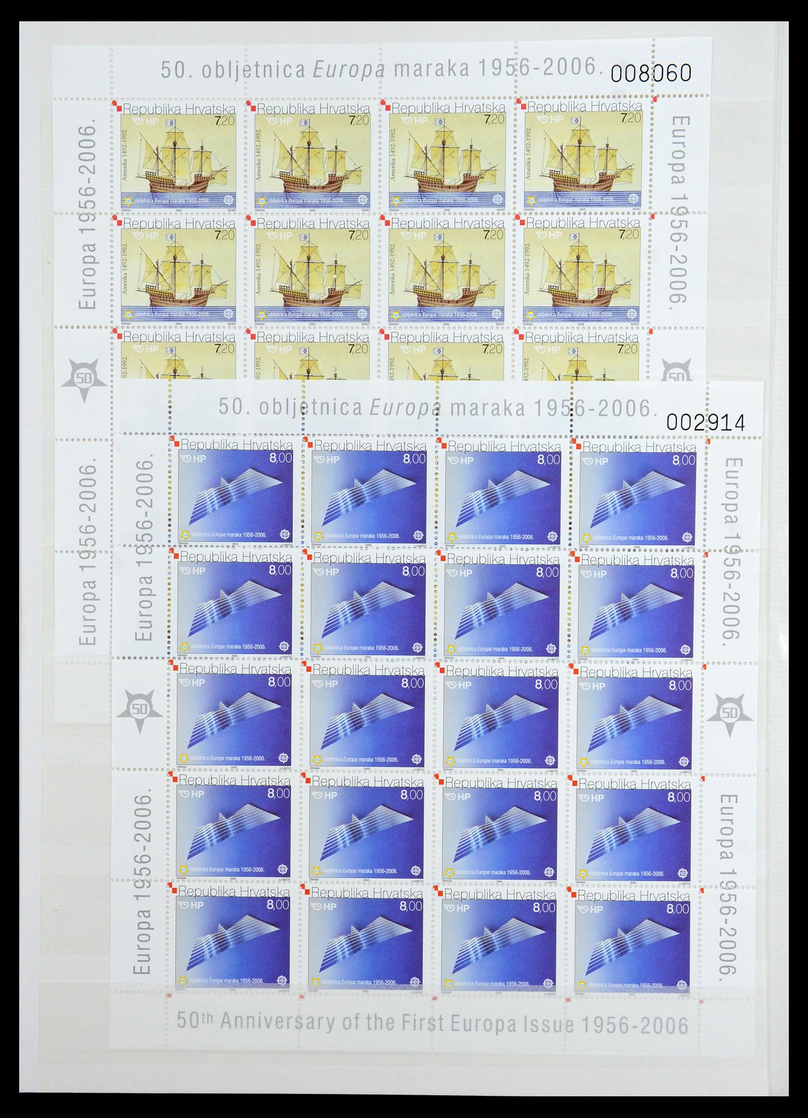 36461 048 - Stamp collection 36461 Slovenia, Croatia and Bosnia-Herzegovina MNH 1991