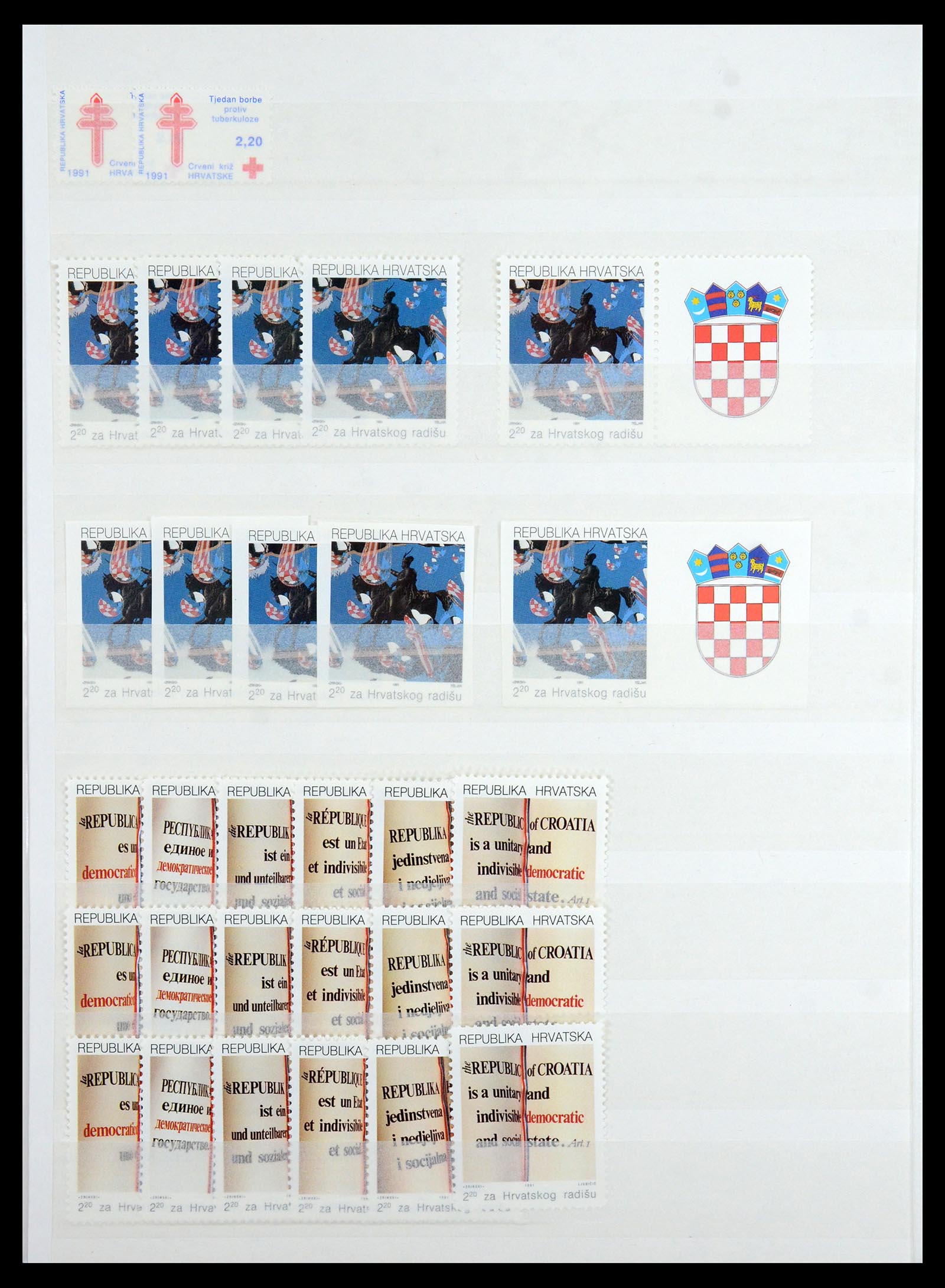 36461 052 - Postzegelverzameling 36461 Slovenië, Kroatië en Bosnië-Herzegowina po