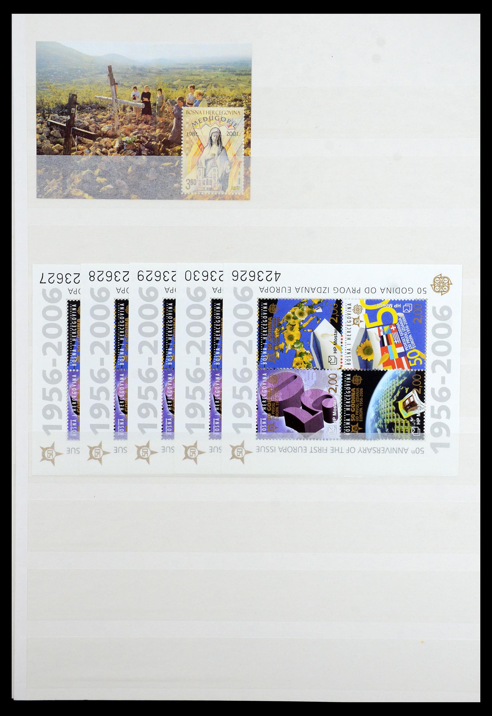 36461 060 - Stamp collection 36461 Slovenia, Croatia and Bosnia-Herzegovina MNH 1991