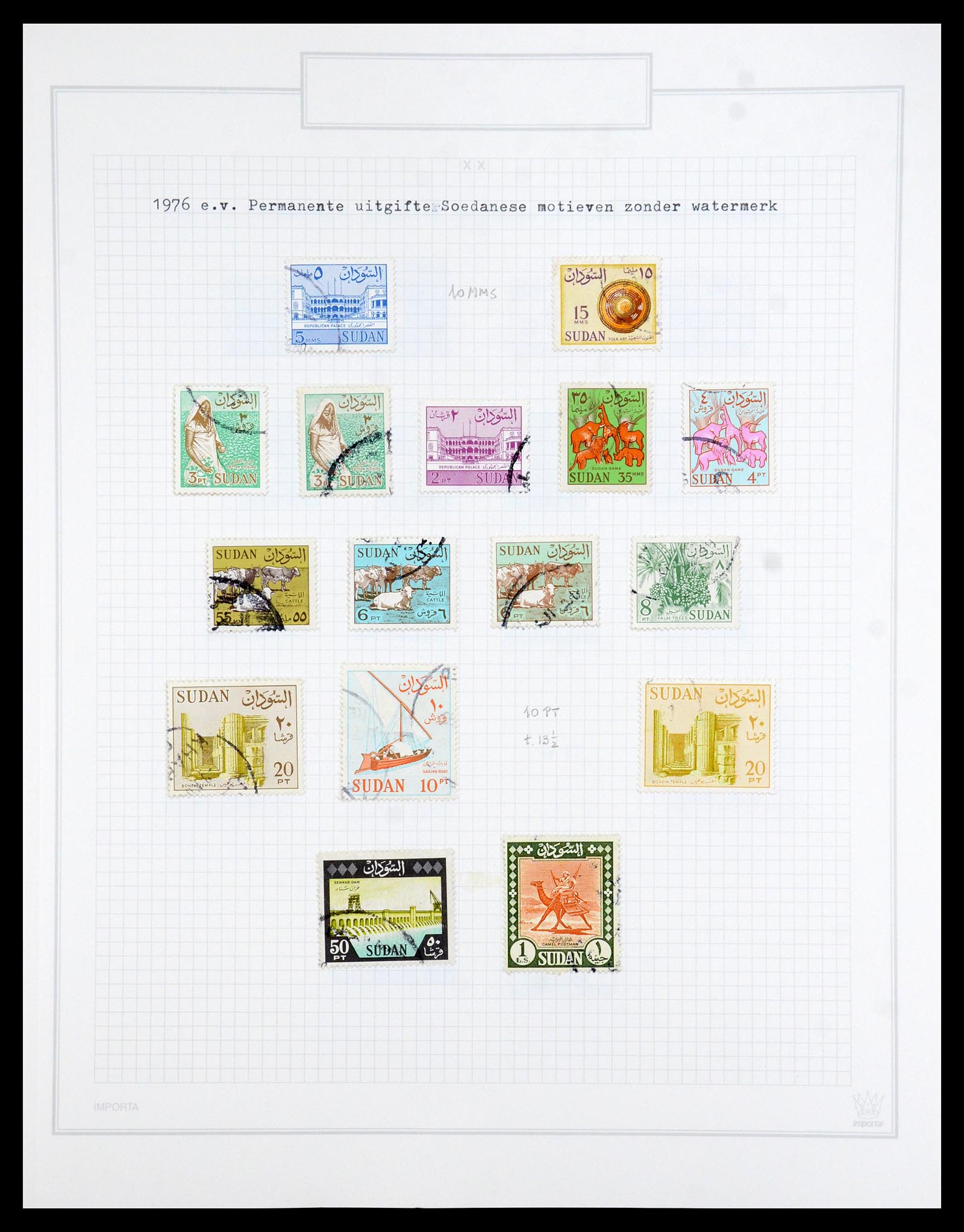 36462 005 - Postzegelverzameling 36462 Soedan 1958-2008.