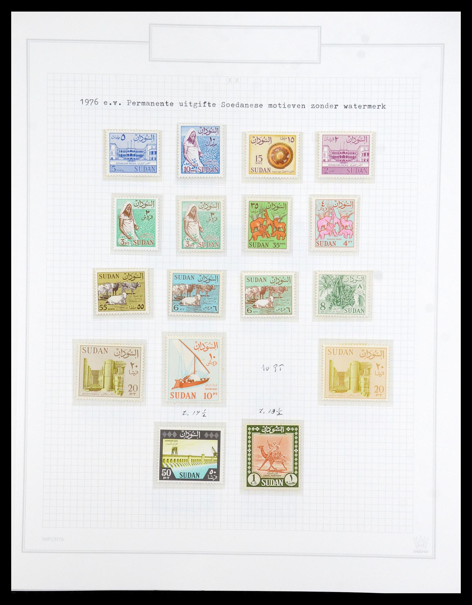 36462 006 - Postzegelverzameling 36462 Soedan 1958-2008.
