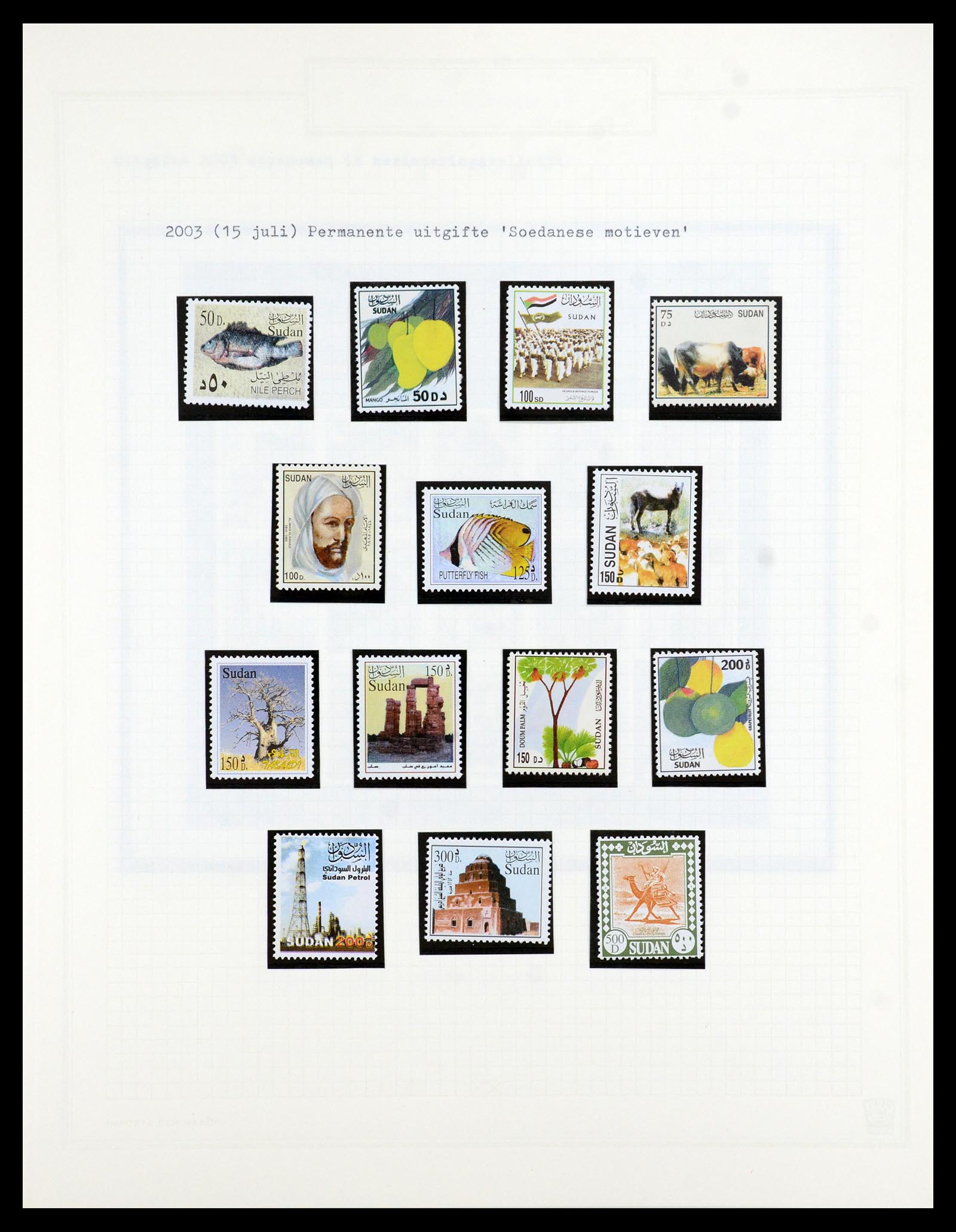 36462 014 - Postzegelverzameling 36462 Soedan 1958-2008.