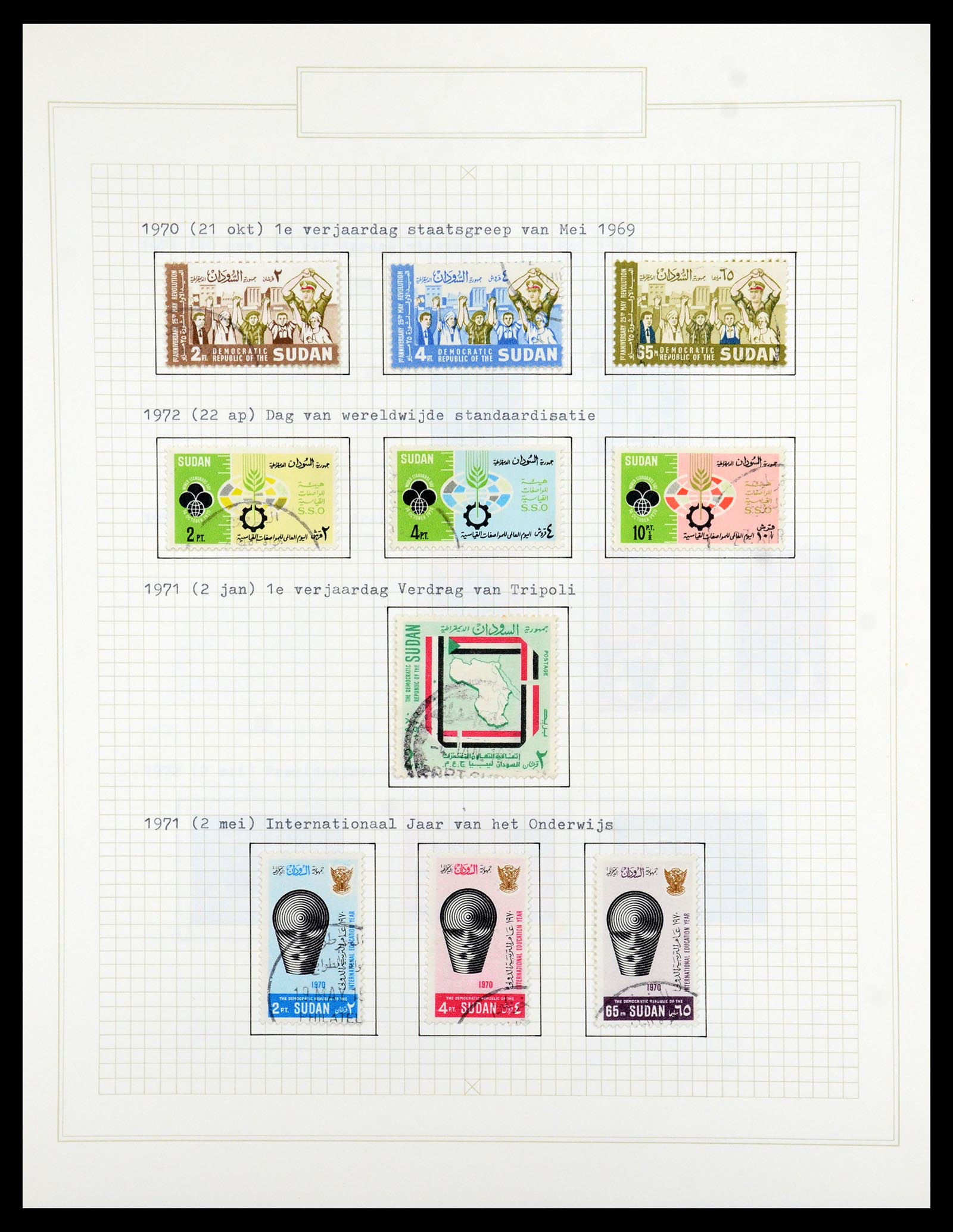 36462 063 - Postzegelverzameling 36462 Soedan 1958-2008.