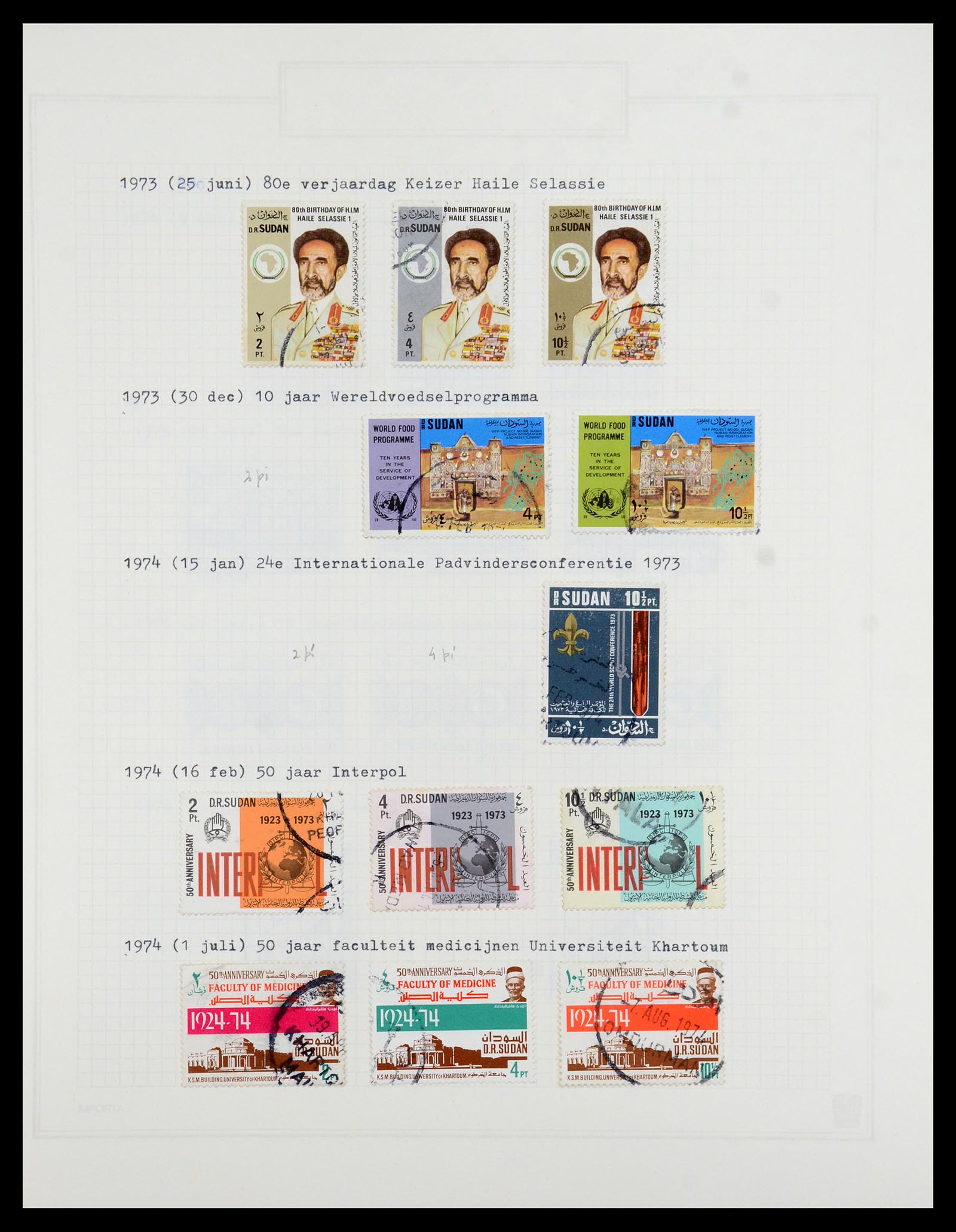 36462 066 - Postzegelverzameling 36462 Soedan 1958-2008.