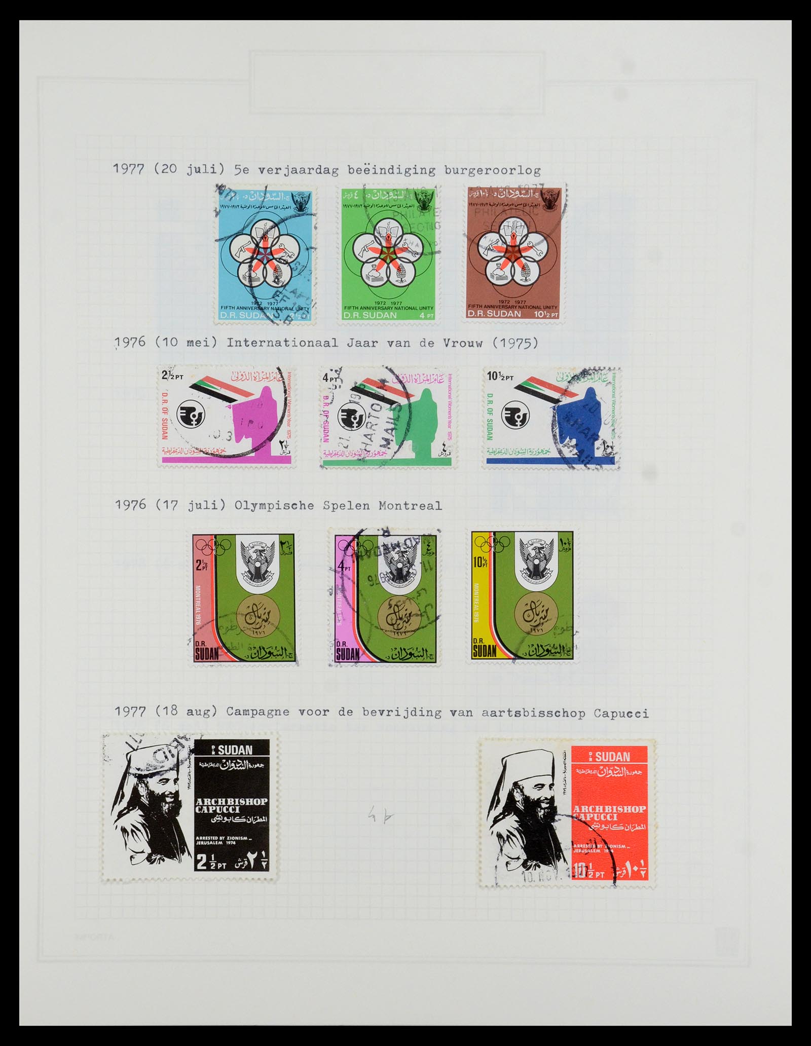 36462 068 - Postzegelverzameling 36462 Soedan 1958-2008.