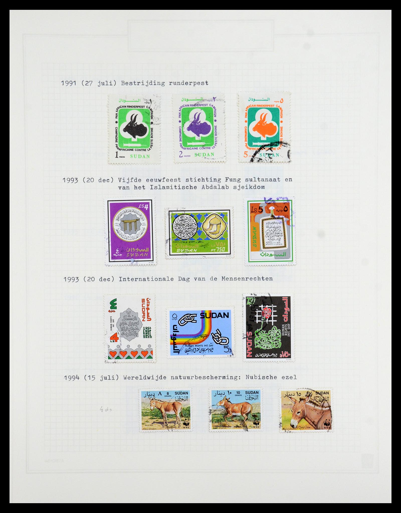 36462 077 - Postzegelverzameling 36462 Soedan 1958-2008.