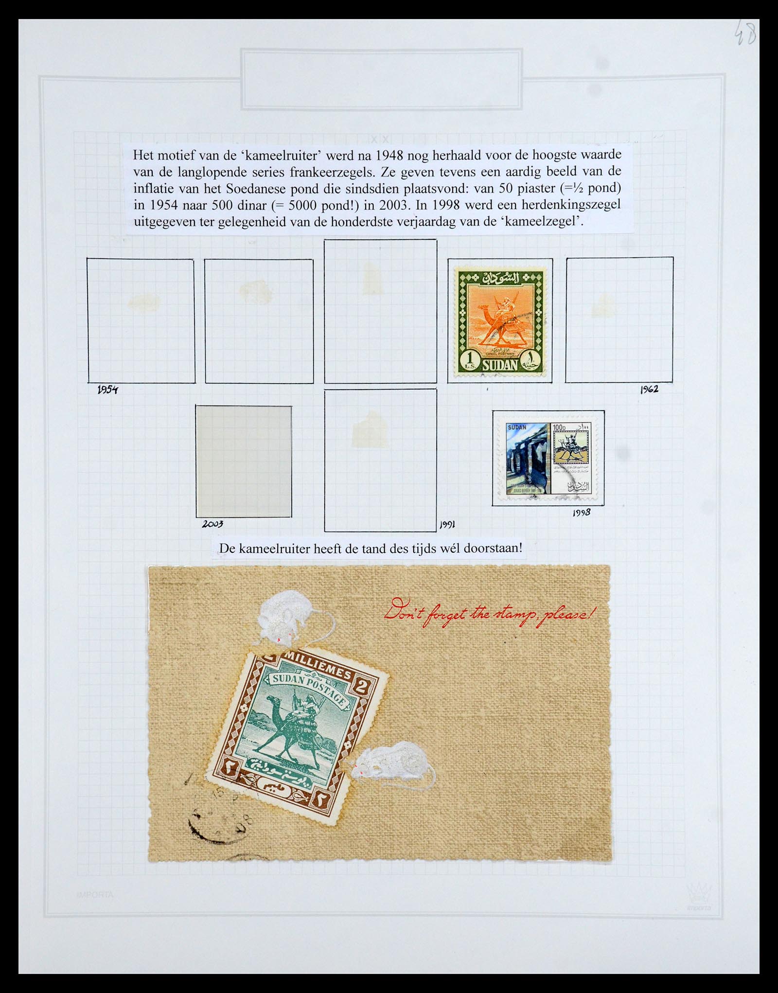 36462 085 - Postzegelverzameling 36462 Soedan 1958-2008.