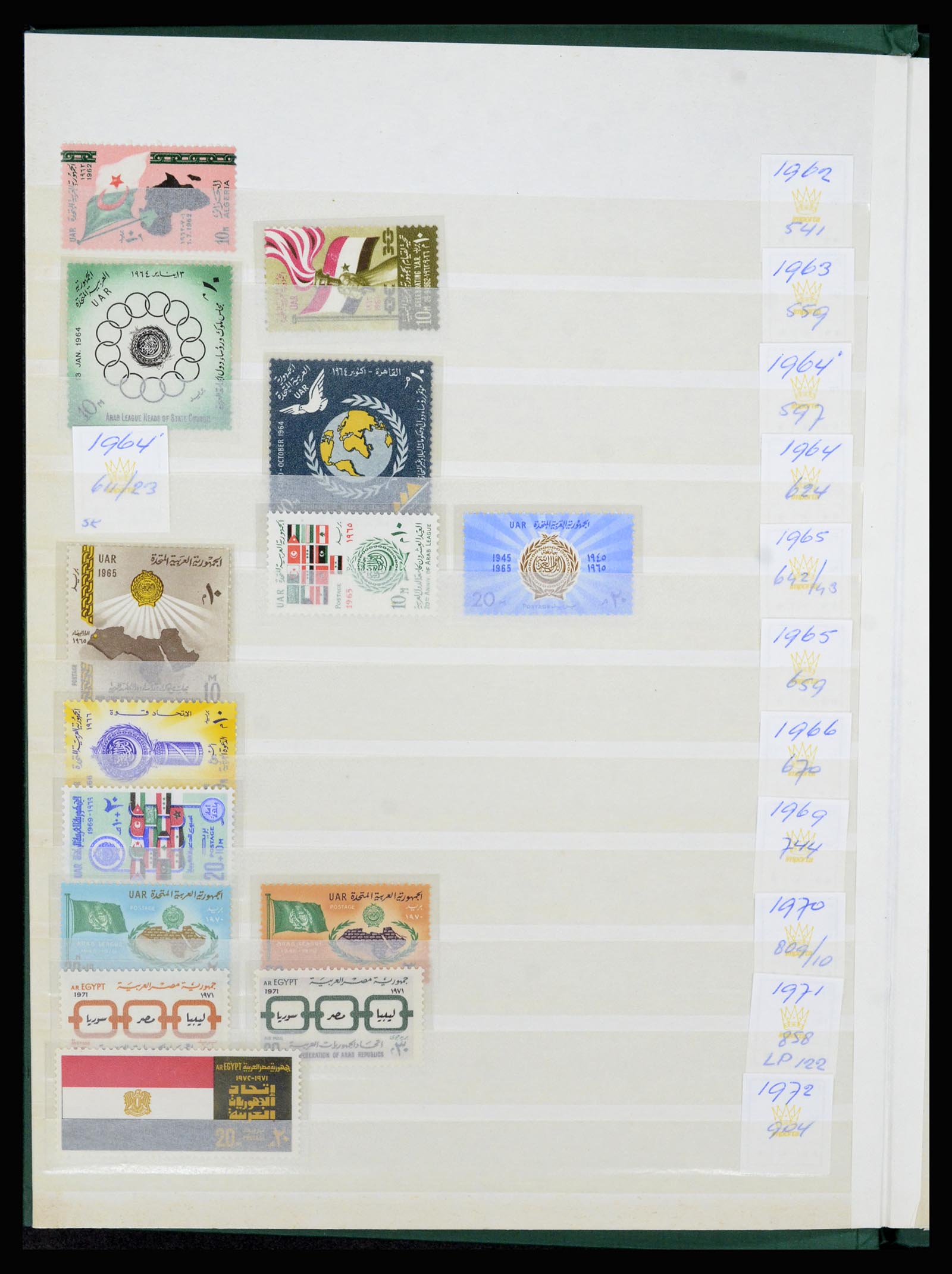 36464 063 - Postzegelverzameling 36464 Midden Oosten 1920-2000.