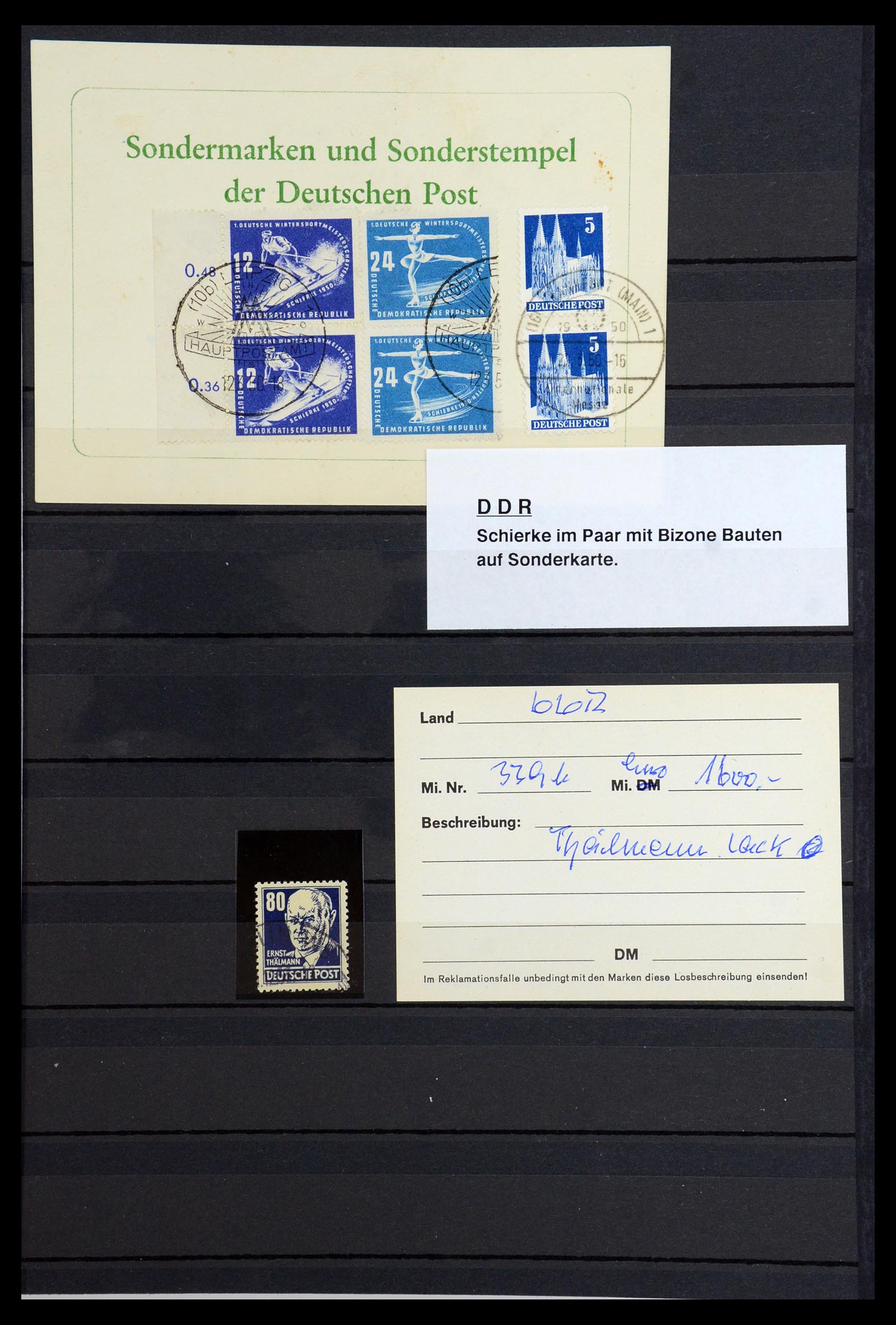 36466 009 - Postzegelverzameling 36466 DDR gespecialiseerd 1949-1986.