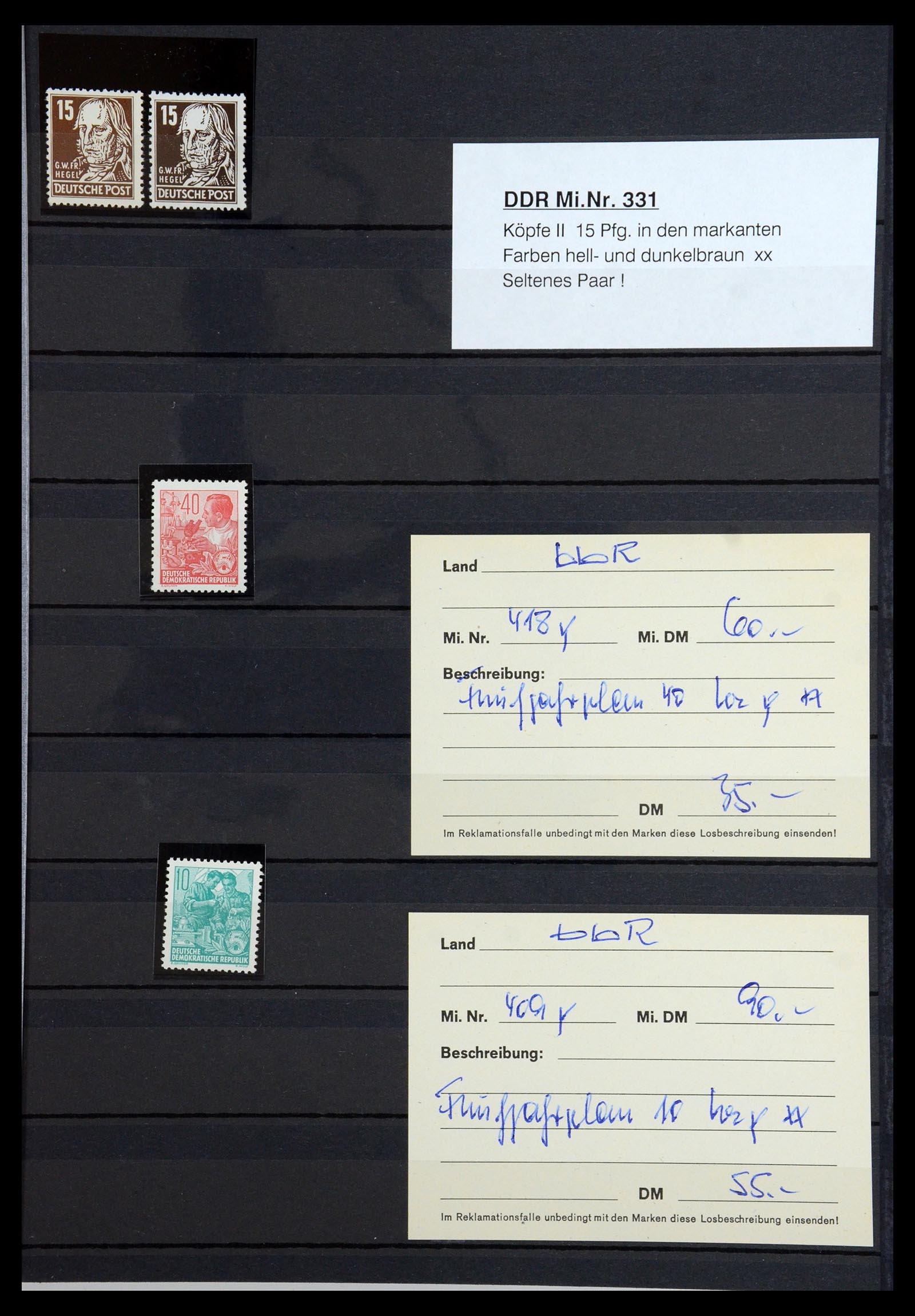 36466 013 - Postzegelverzameling 36466 DDR gespecialiseerd 1949-1986.