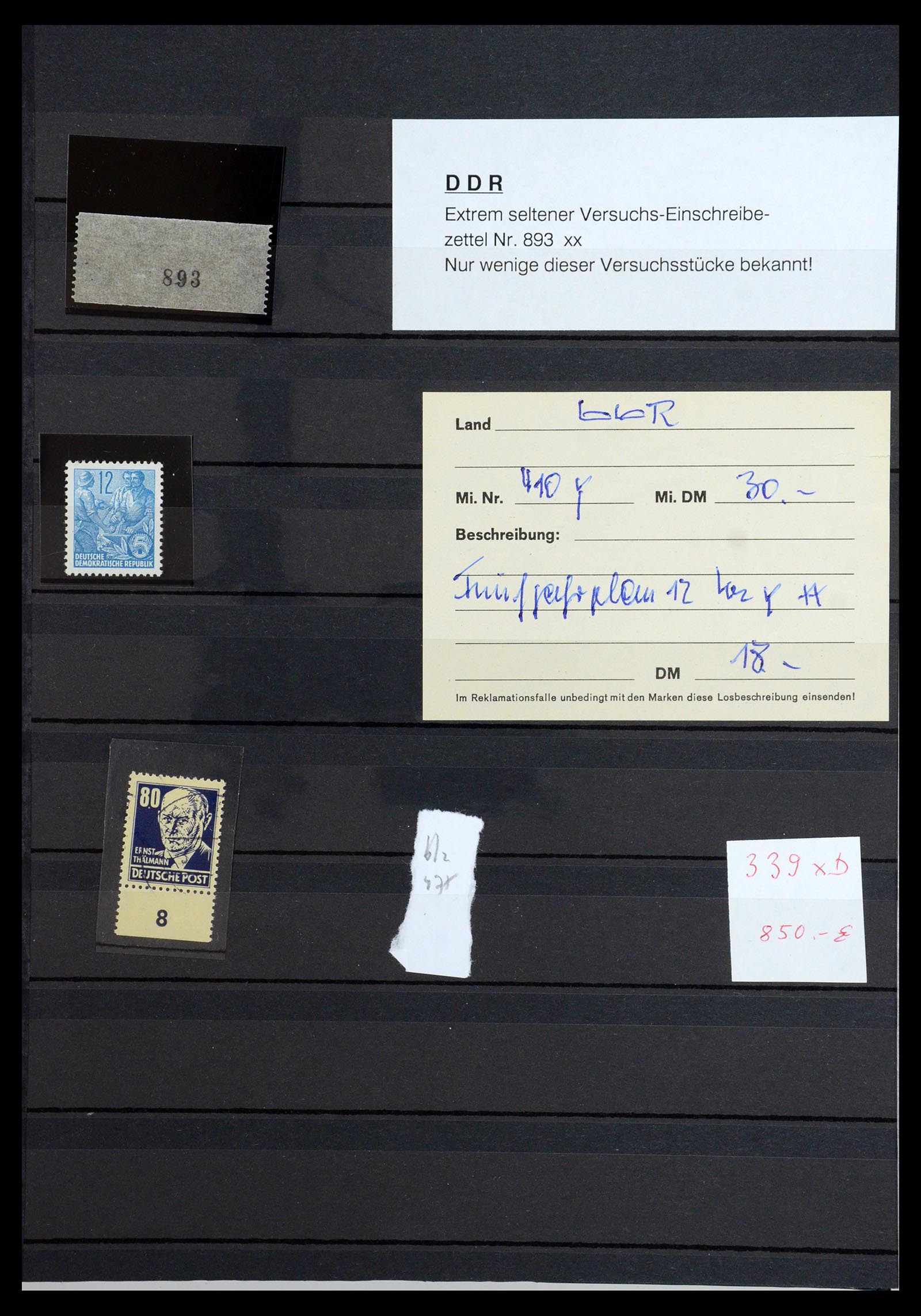 36466 014 - Postzegelverzameling 36466 DDR gespecialiseerd 1949-1986.