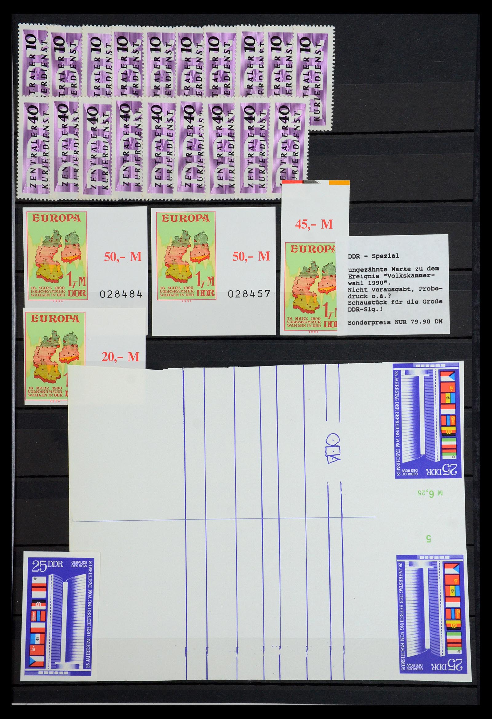36466 021 - Postzegelverzameling 36466 DDR gespecialiseerd 1949-1986.