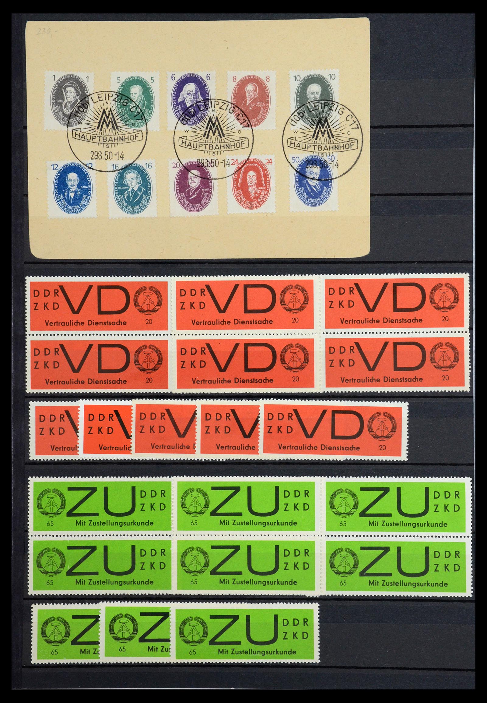 36466 038 - Postzegelverzameling 36466 DDR gespecialiseerd 1949-1986.
