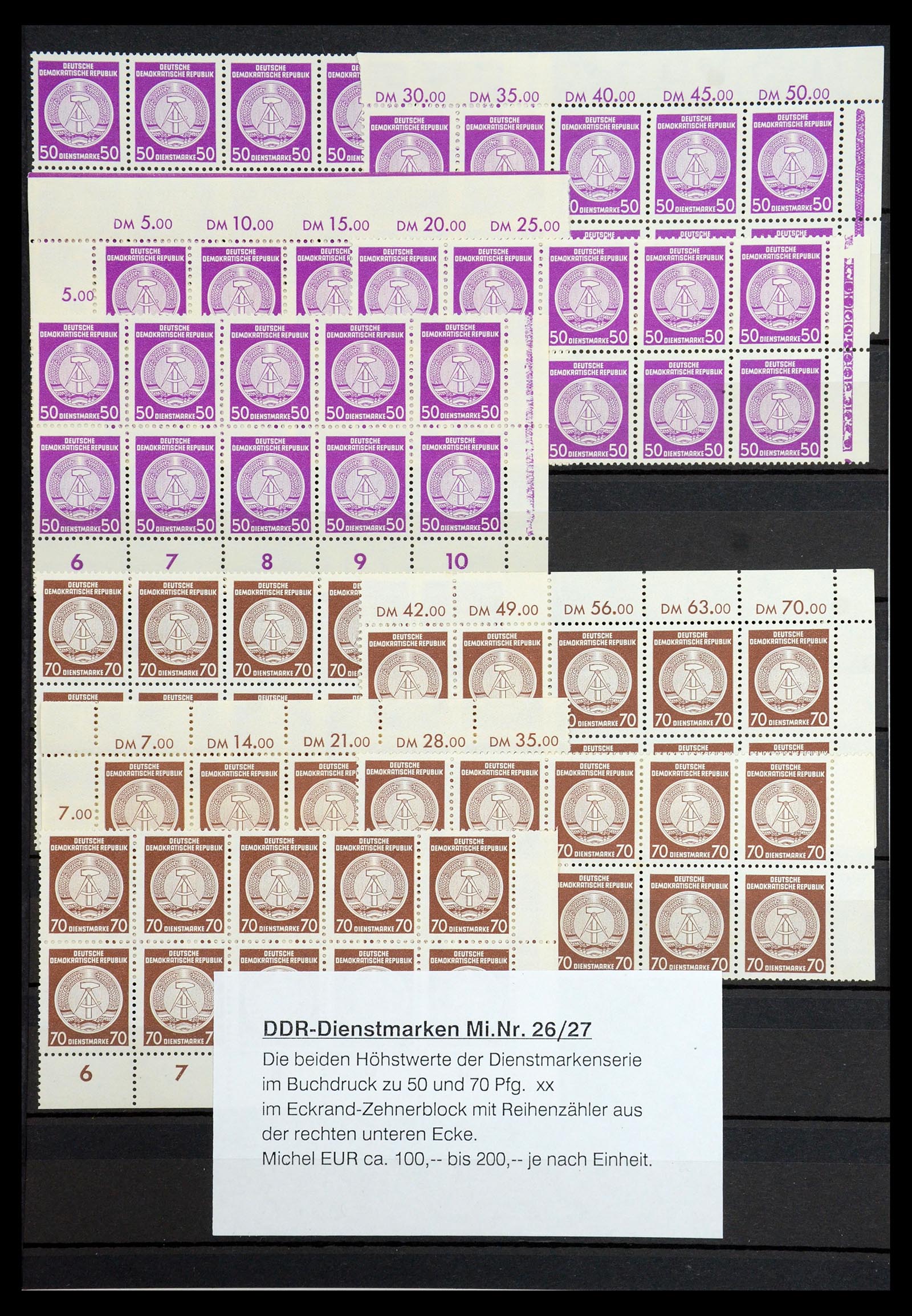 36466 050 - Postzegelverzameling 36466 DDR gespecialiseerd 1949-1986.