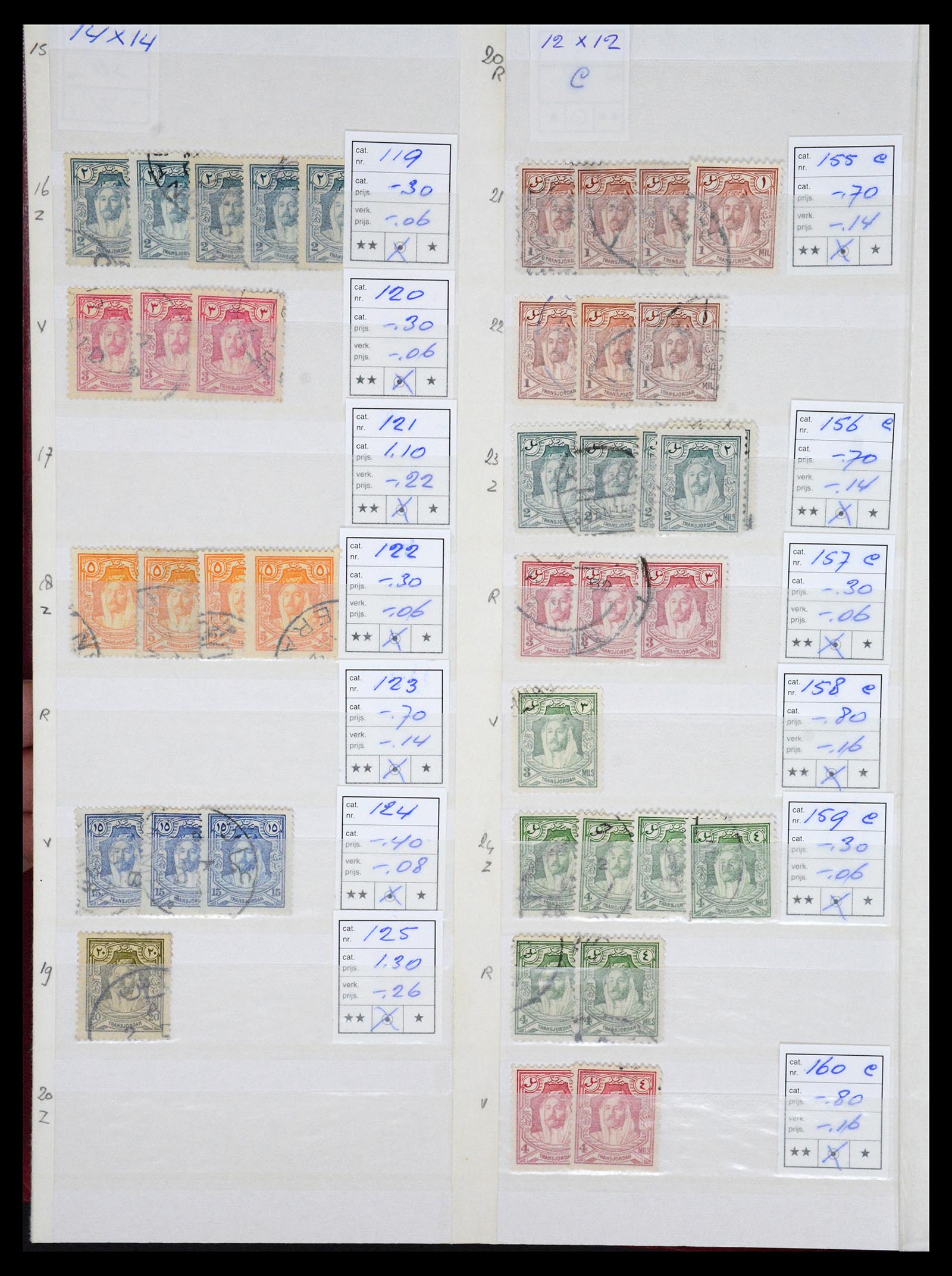 36468 002 - Postzegelverzameling 36468 Jordanië 1920-1998.