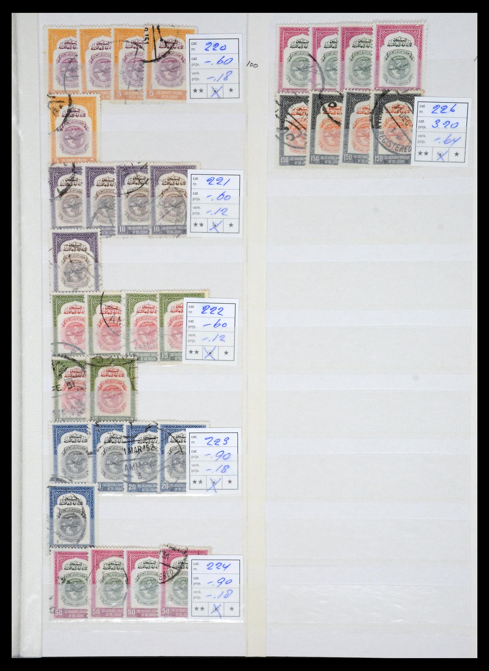 36468 009 - Postzegelverzameling 36468 Jordanië 1920-1998.
