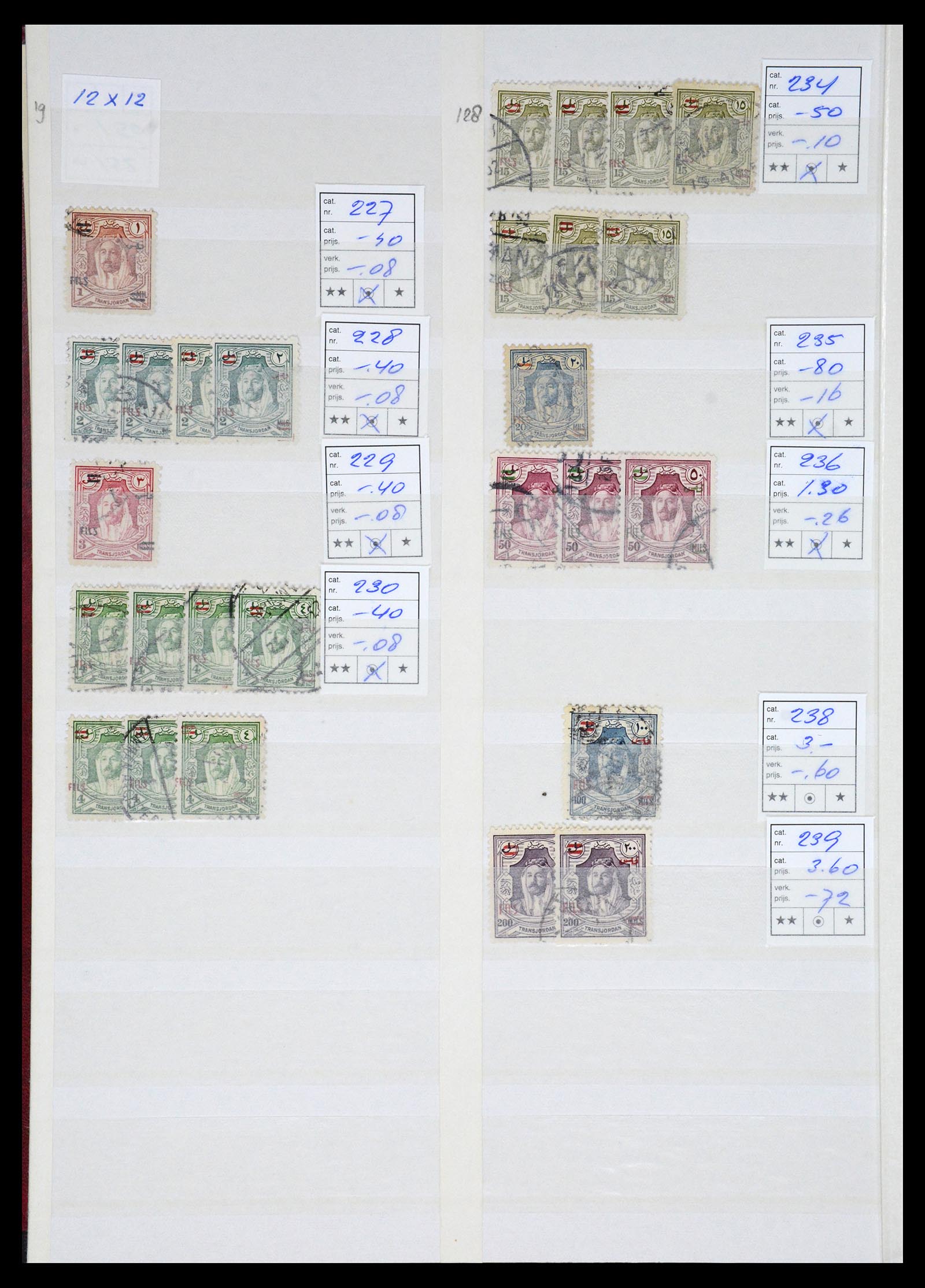 36468 010 - Postzegelverzameling 36468 Jordanië 1920-1998.