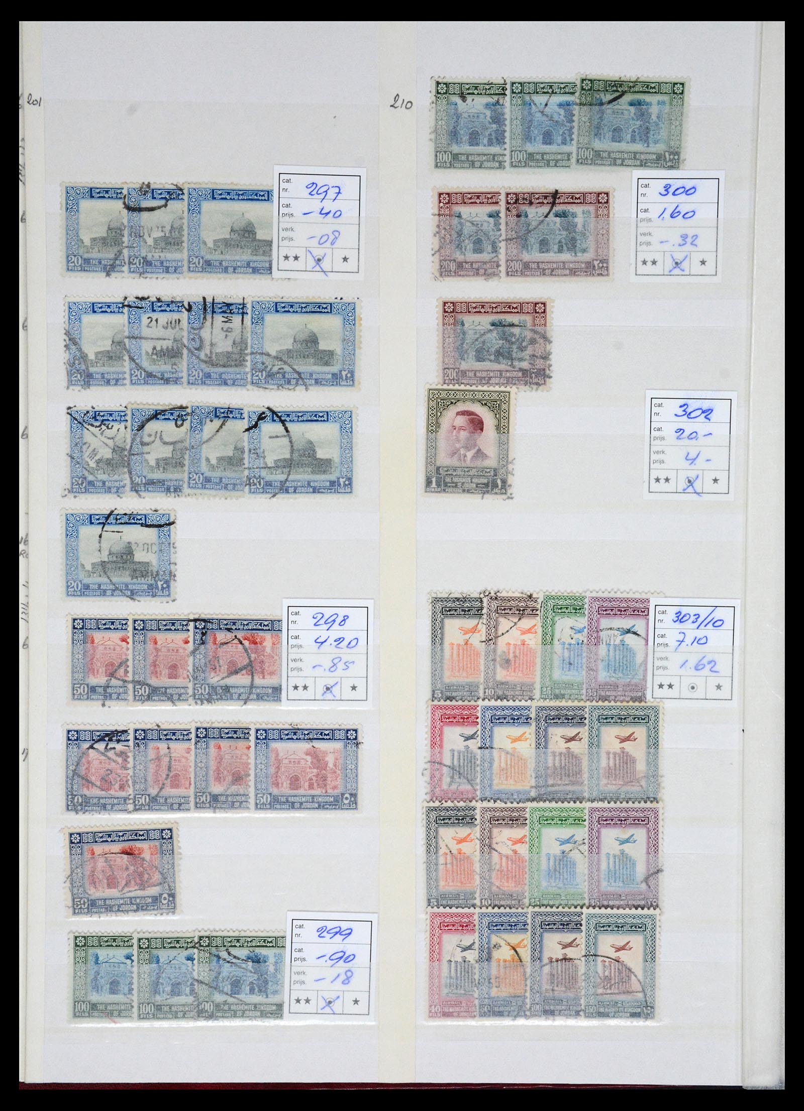 36468 016 - Postzegelverzameling 36468 Jordanië 1920-1998.