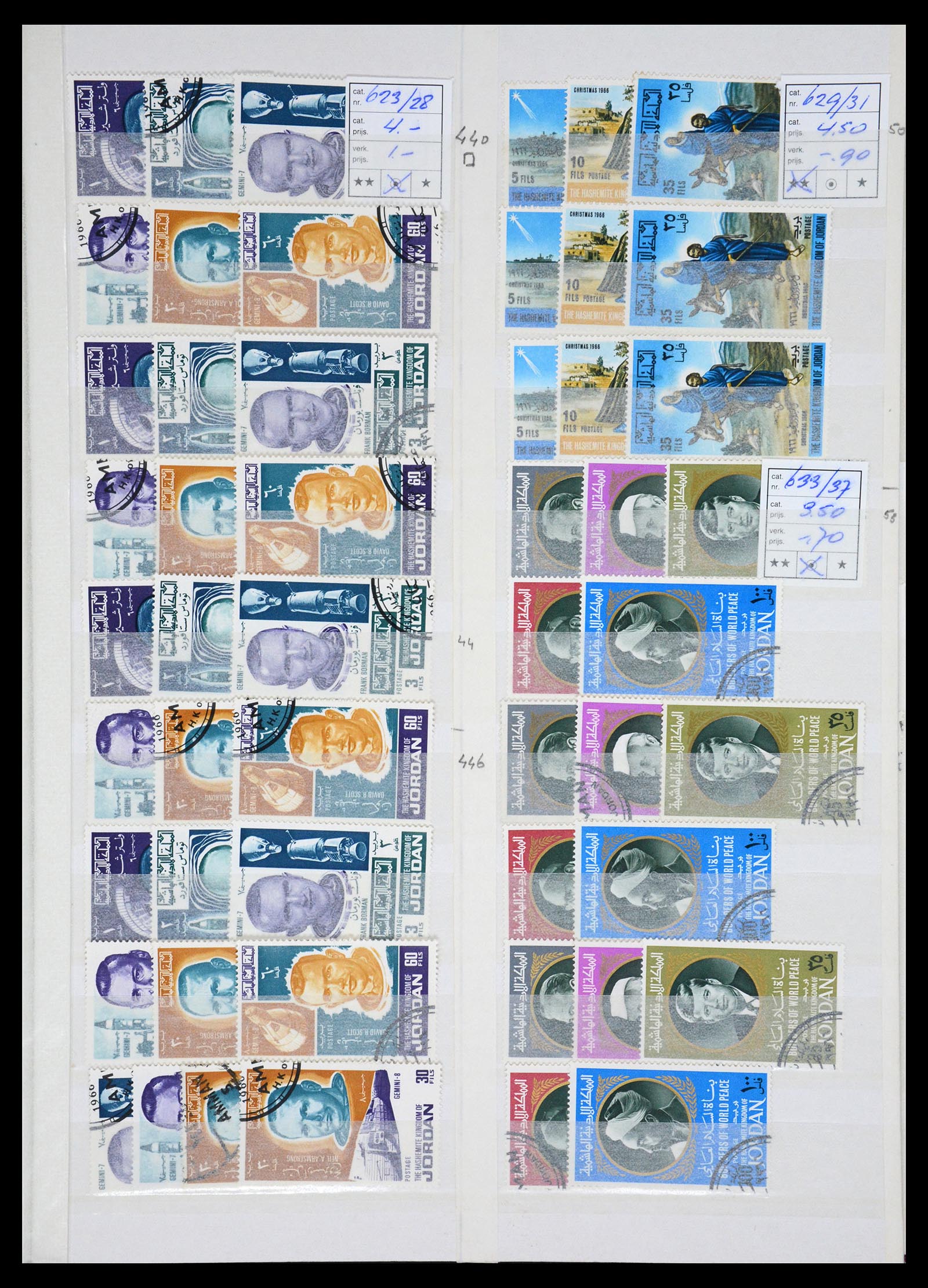 36468 033 - Postzegelverzameling 36468 Jordanië 1920-1998.