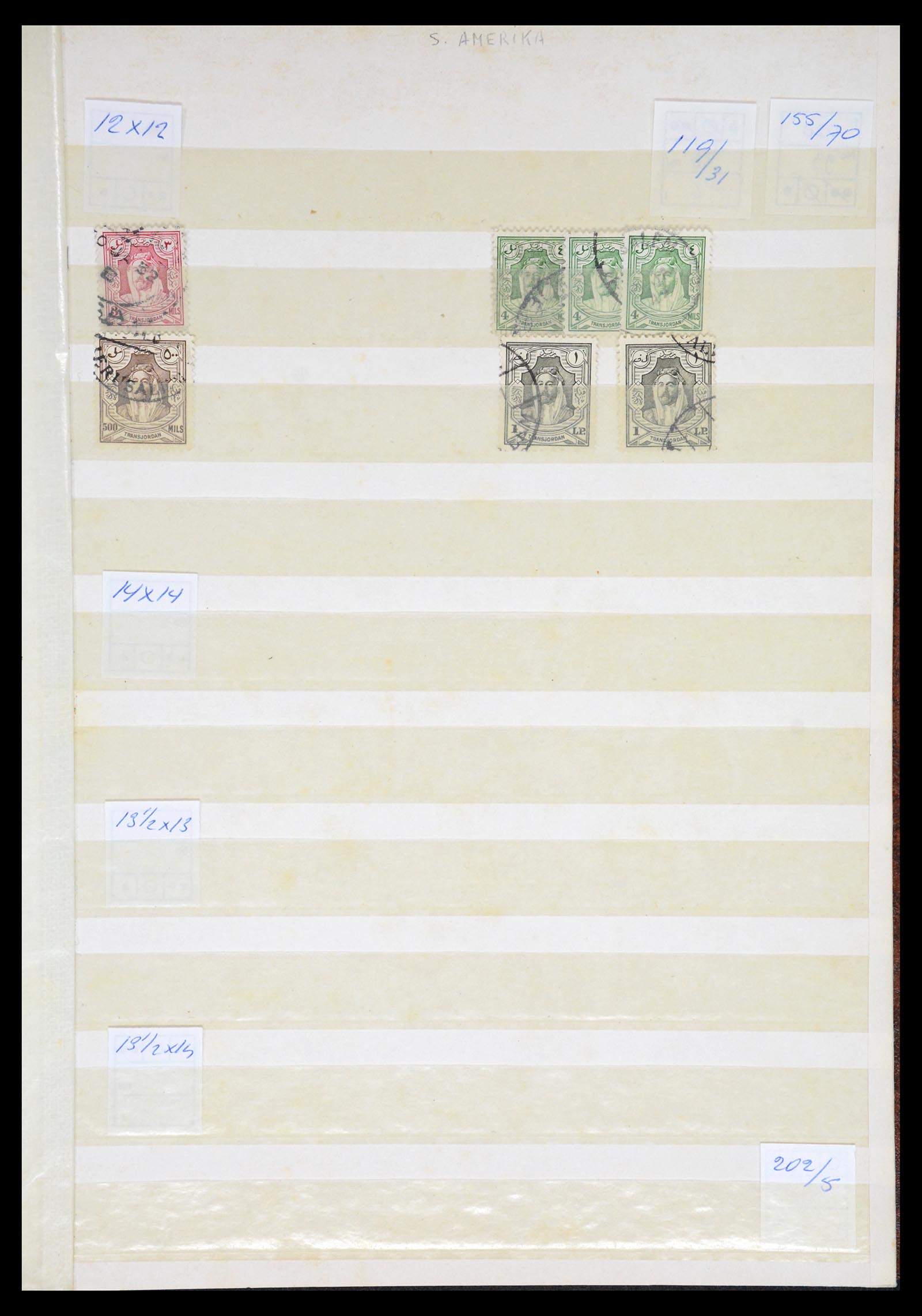 36468 057 - Postzegelverzameling 36468 Jordanië 1920-1998.