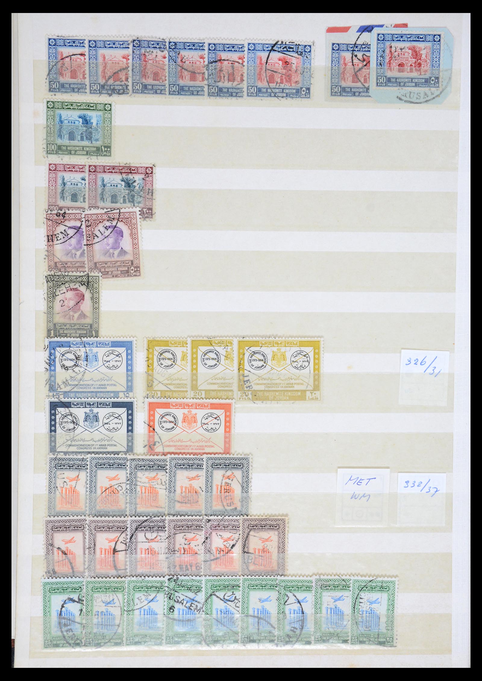 36468 064 - Postzegelverzameling 36468 Jordanië 1920-1998.