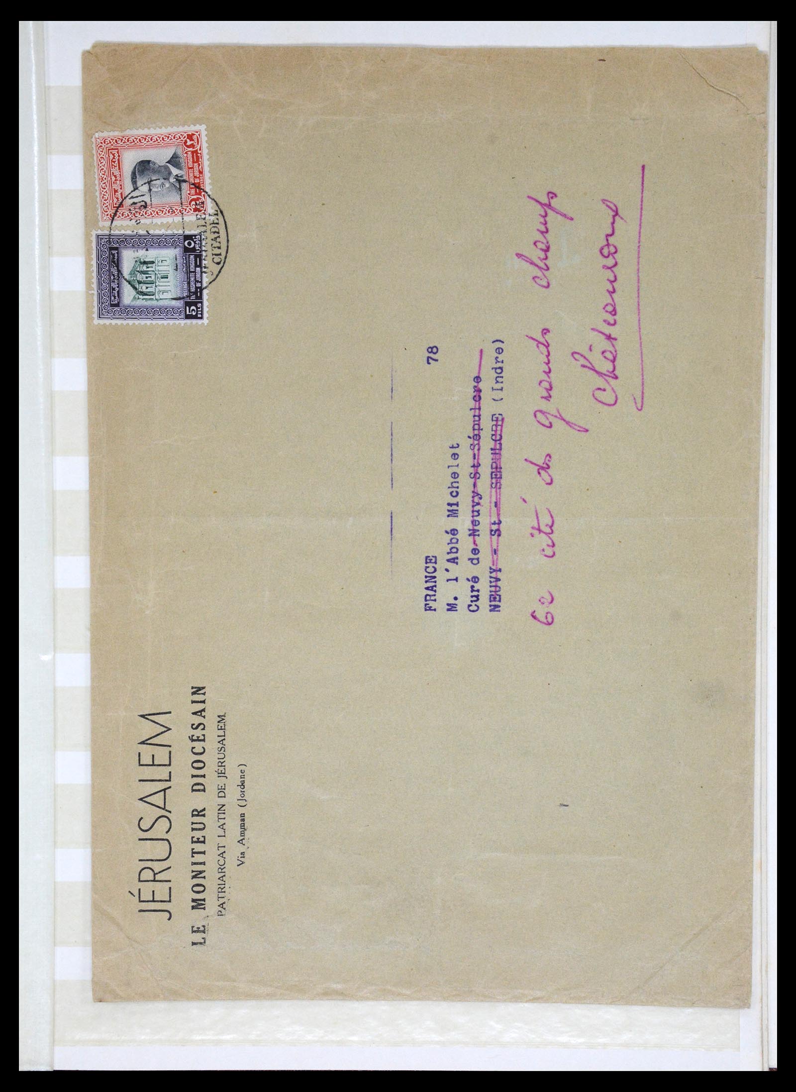 36468 075 - Postzegelverzameling 36468 Jordanië 1920-1998.