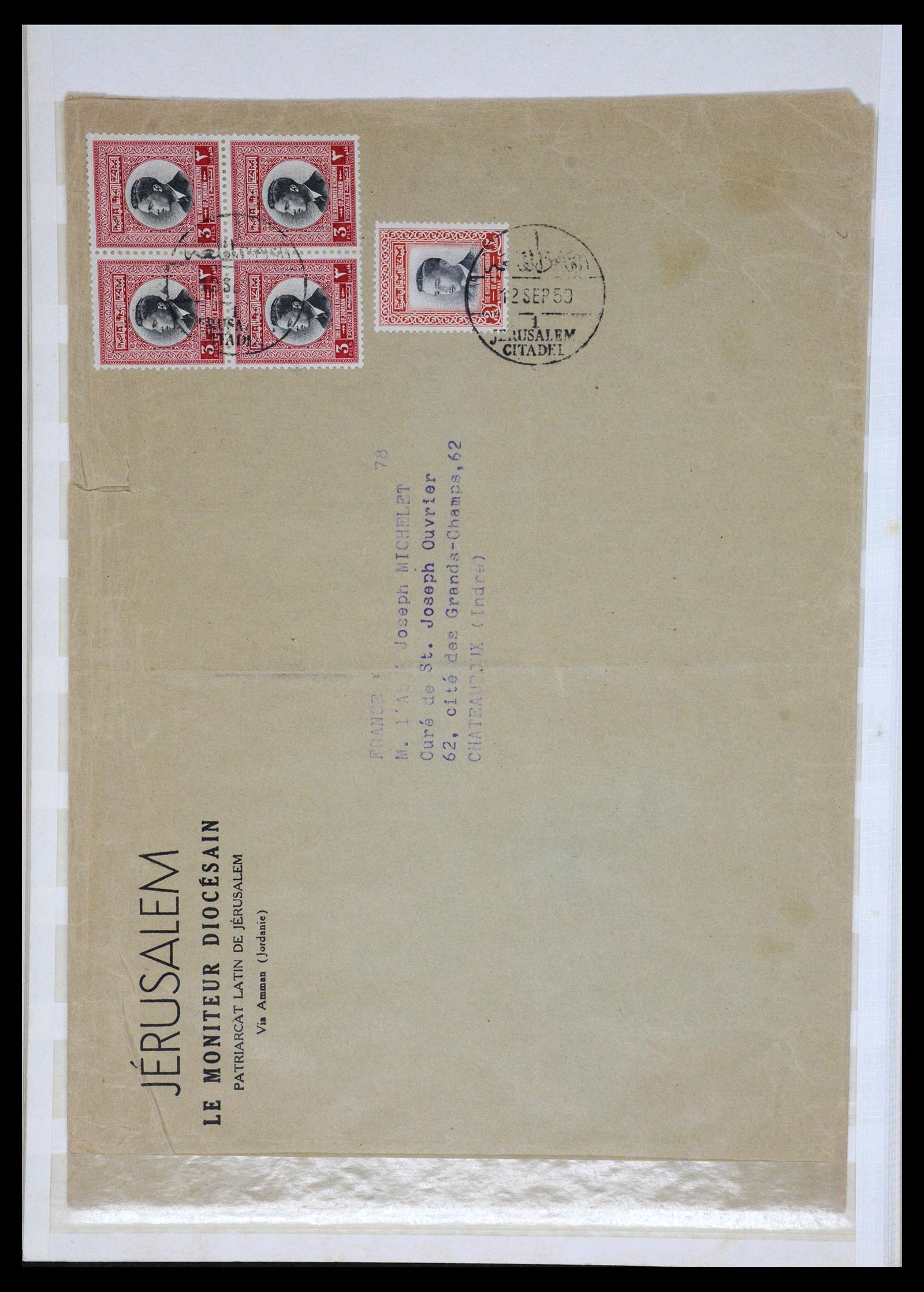 36468 076 - Postzegelverzameling 36468 Jordanië 1920-1998.