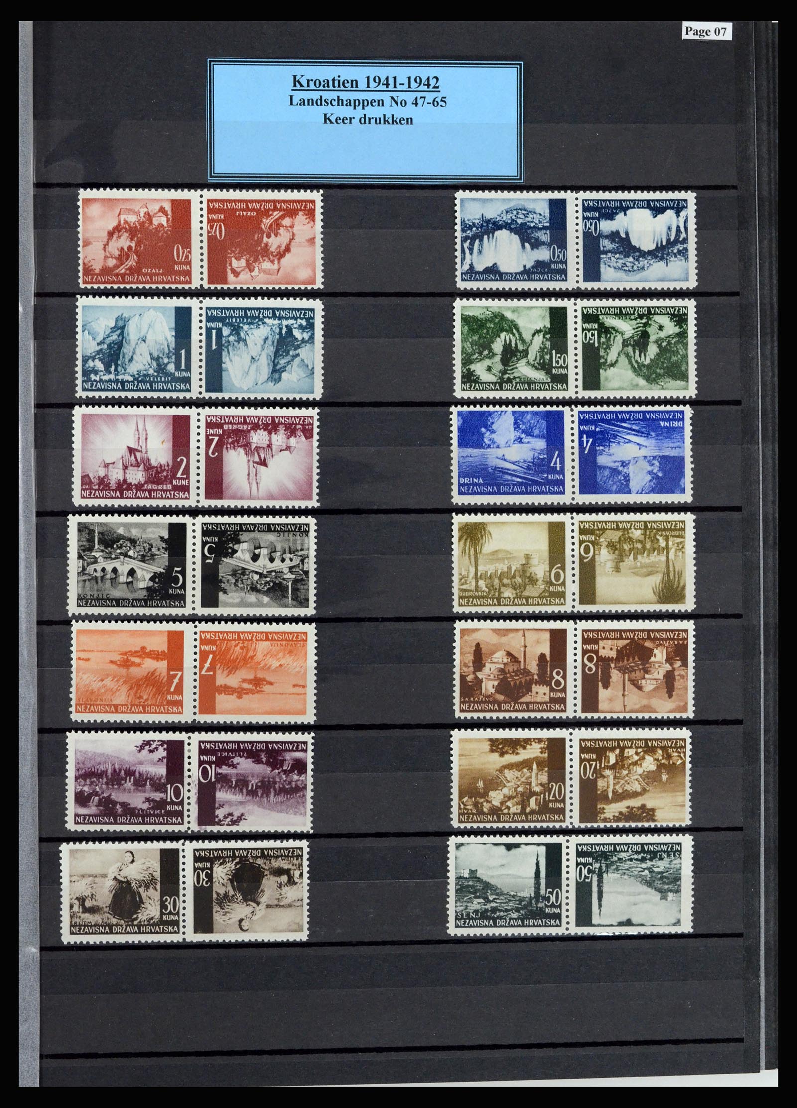 36469 007 - Stamp collection 36469 Croatia 1941-2018!