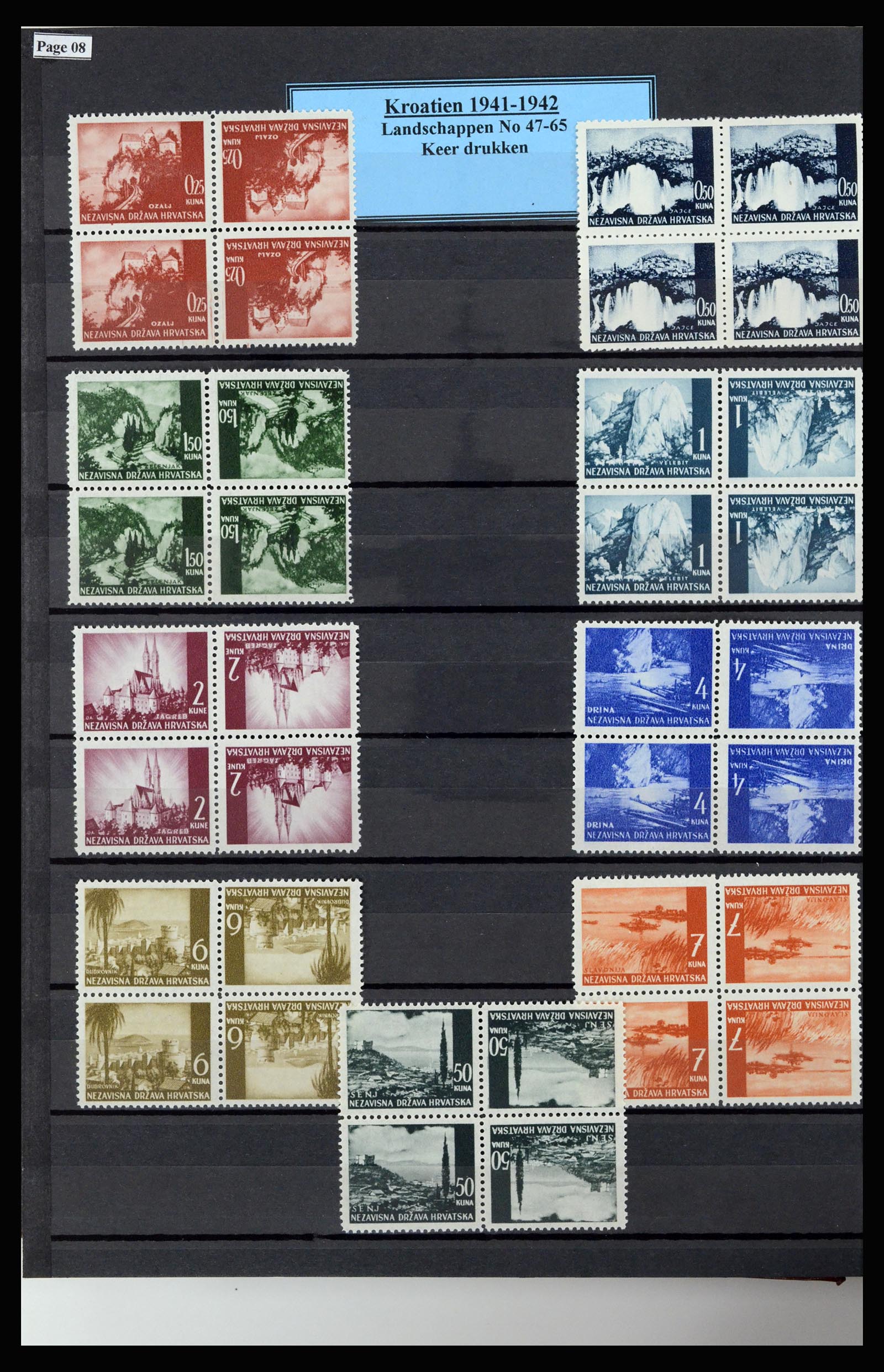 36469 008 - Stamp collection 36469 Croatia 1941-2018!