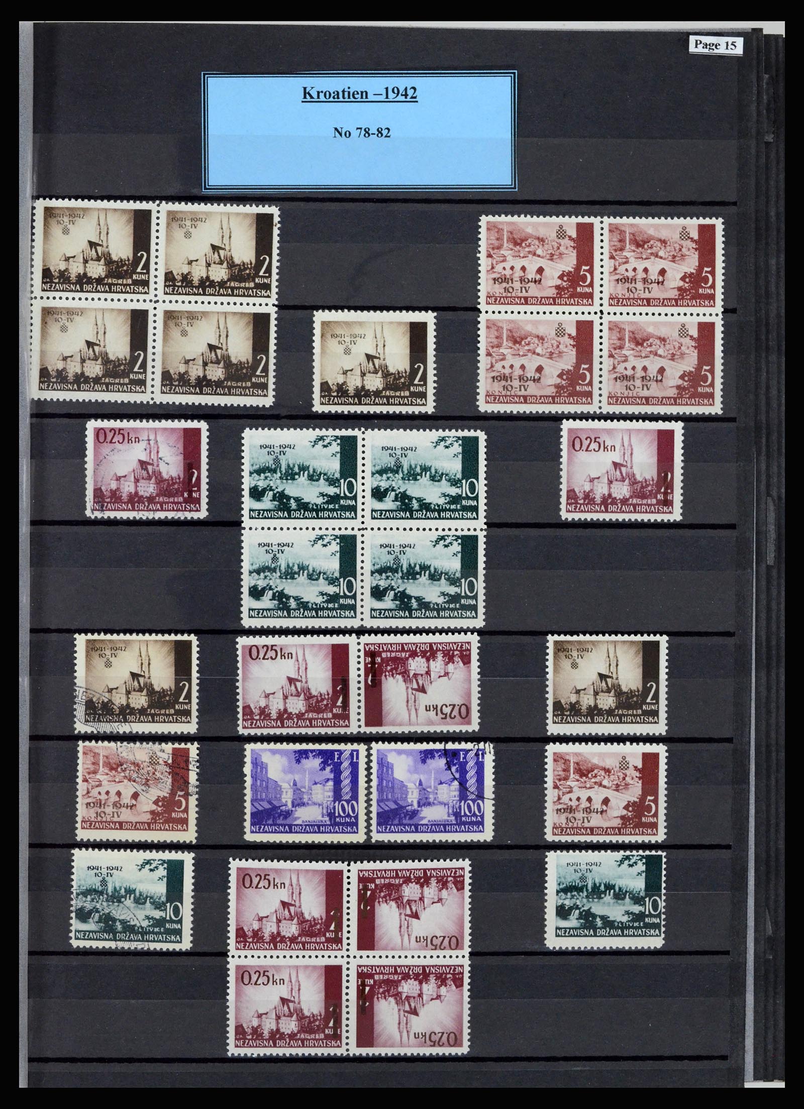 36469 014 - Stamp collection 36469 Croatia 1941-2018!