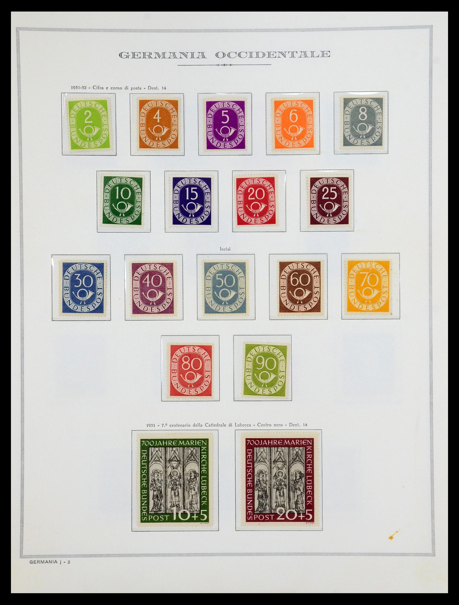 36470 003 - Stamp collection 36470 Bundespost 1949-1969.