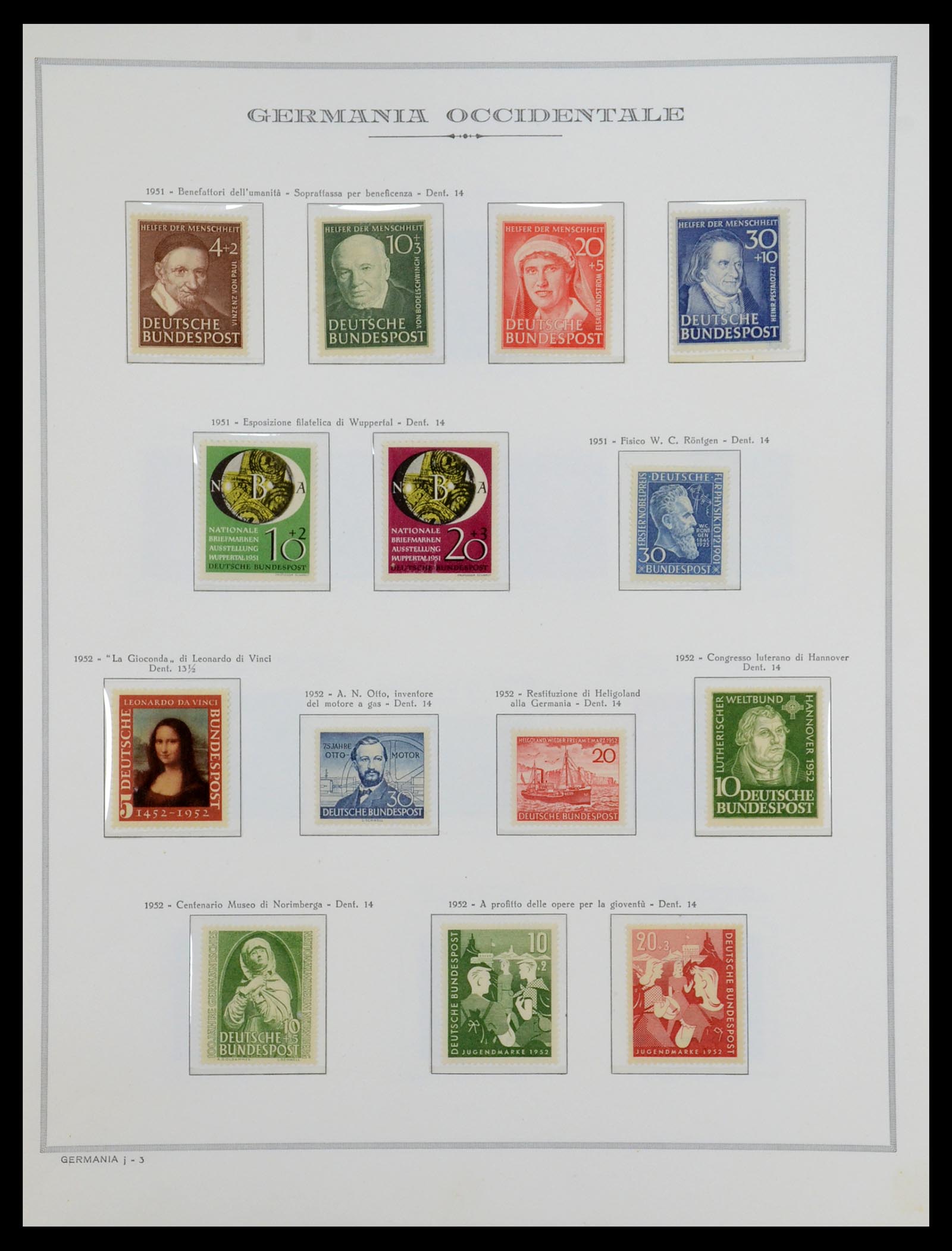 36470 004 - Postzegelverzameling 36470 Bundespost 1949-1969.