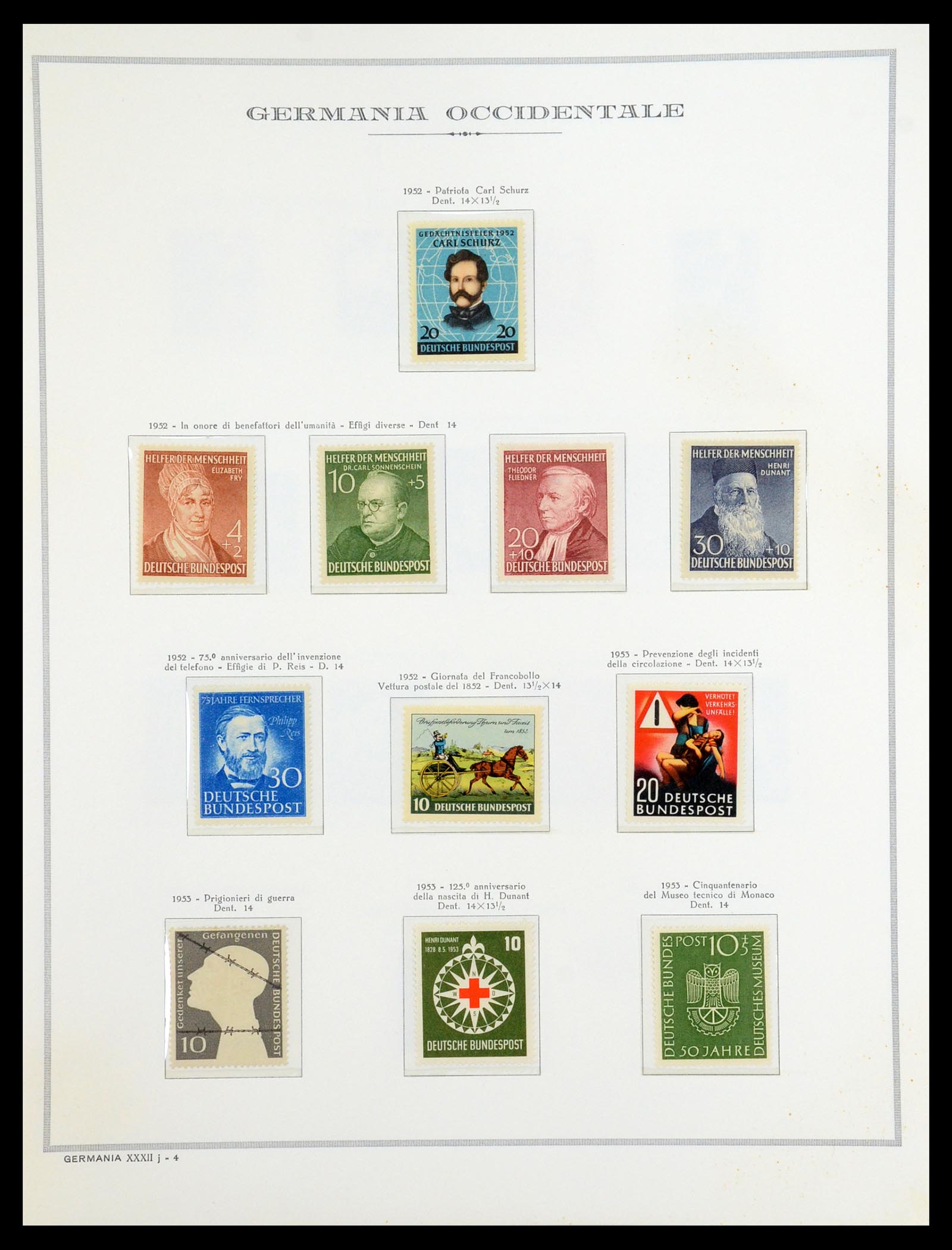 36470 005 - Postzegelverzameling 36470 Bundespost 1949-1969.