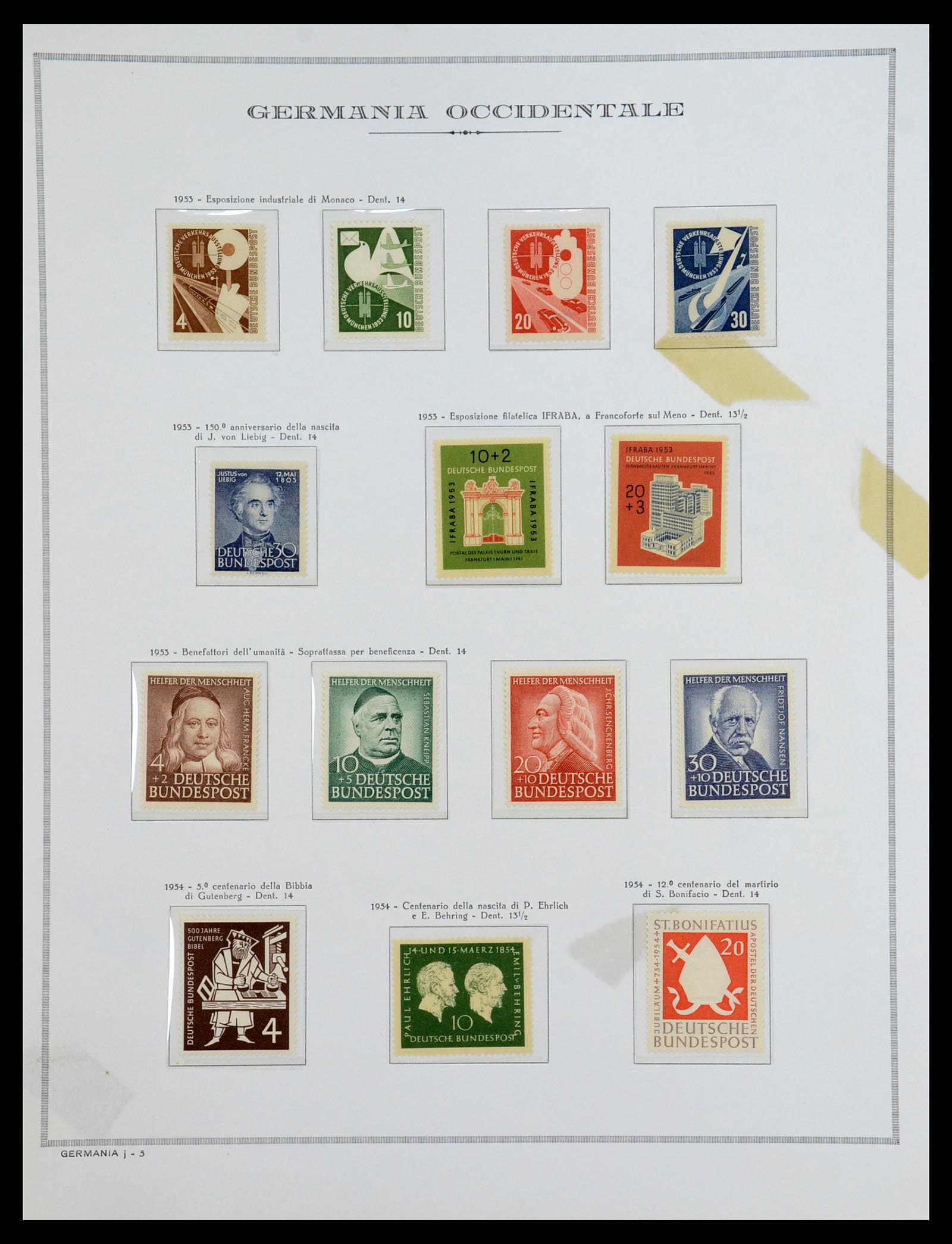 36470 006 - Postzegelverzameling 36470 Bundespost 1949-1969.