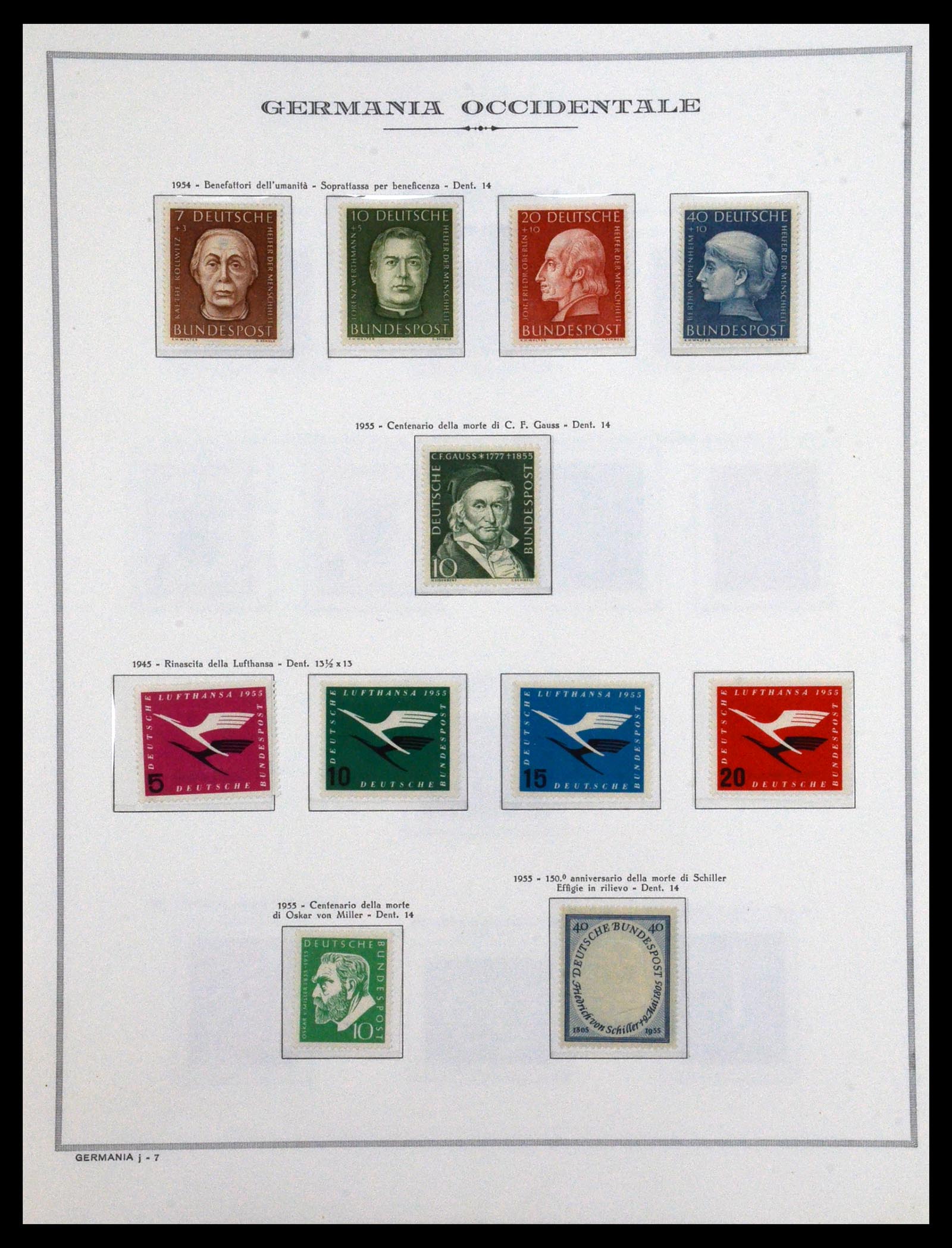 36470 009 - Postzegelverzameling 36470 Bundespost 1949-1969.