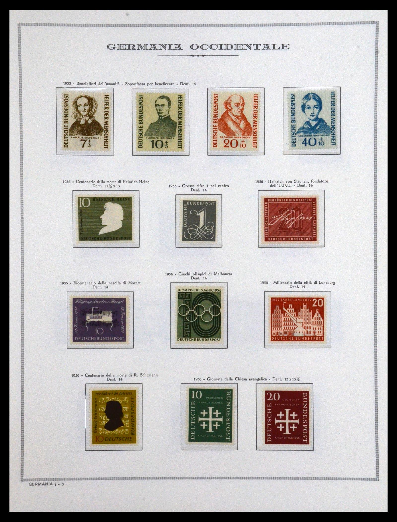 36470 011 - Postzegelverzameling 36470 Bundespost 1949-1969.