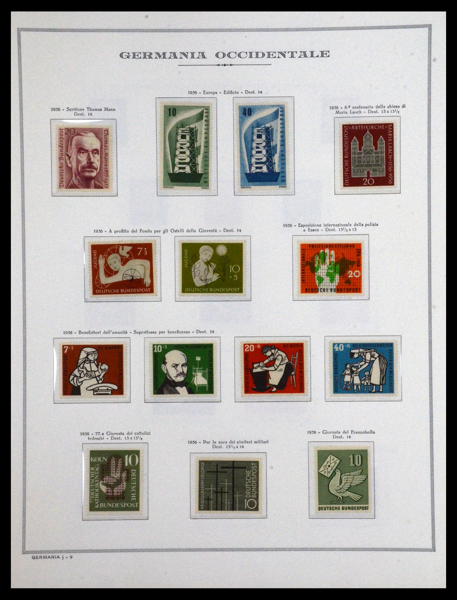 36470 012 - Postzegelverzameling 36470 Bundespost 1949-1969.
