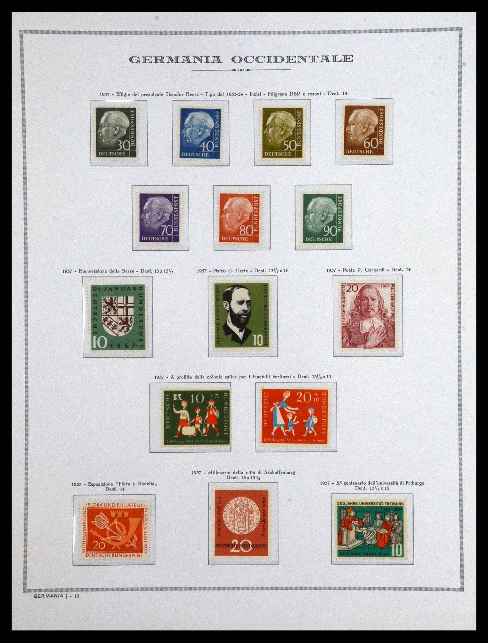 36470 013 - Postzegelverzameling 36470 Bundespost 1949-1969.