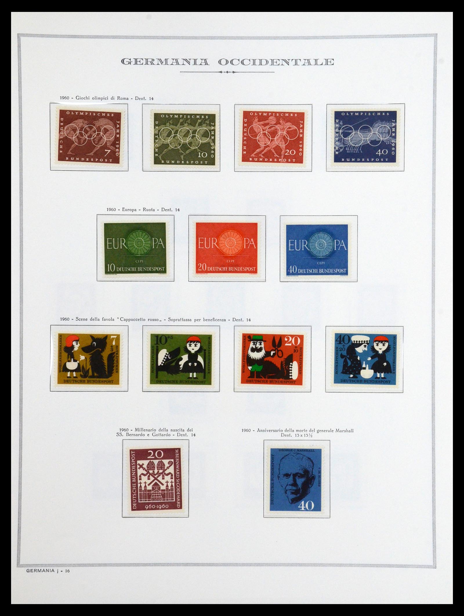 36470 019 - Postzegelverzameling 36470 Bundespost 1949-1969.