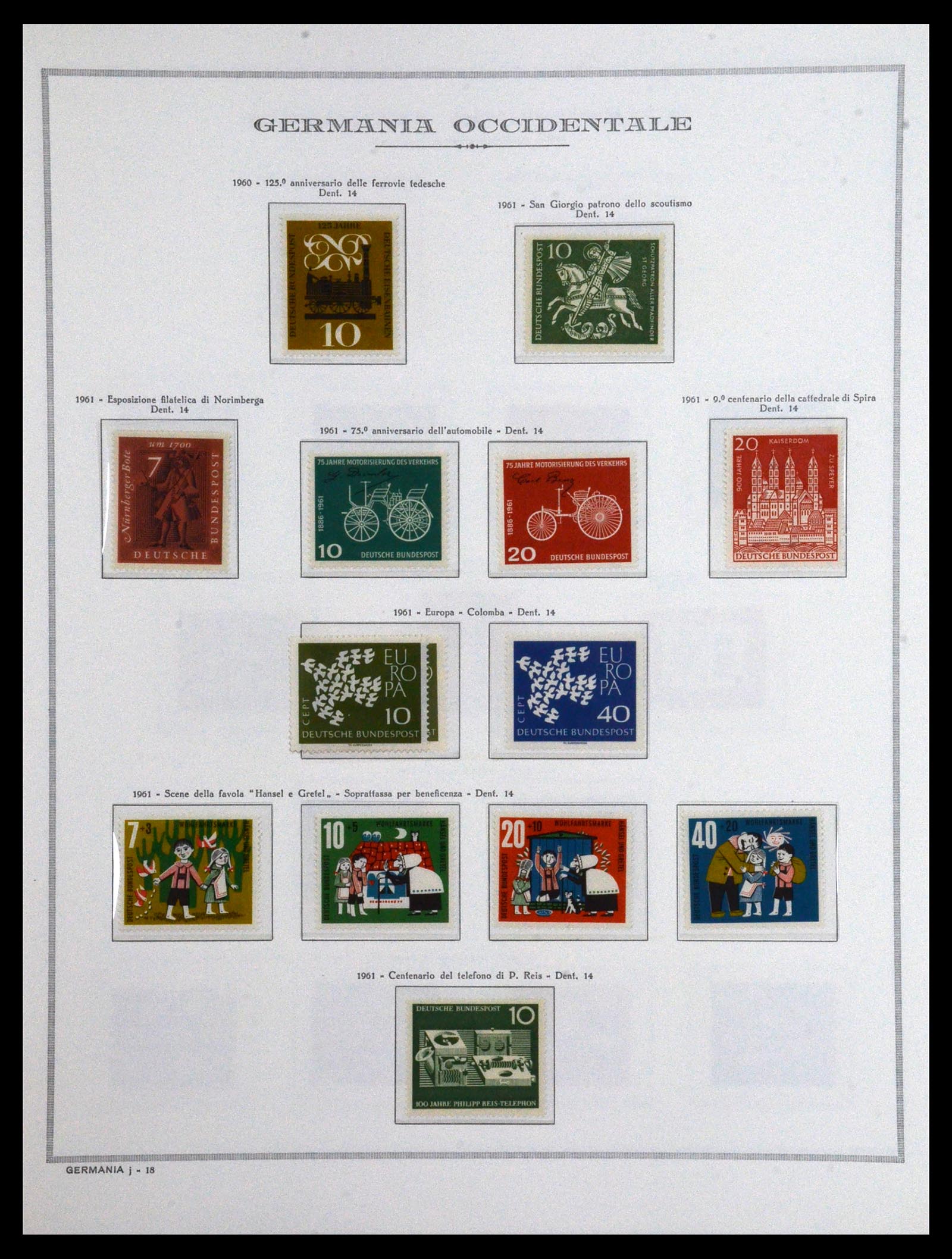 36470 021 - Postzegelverzameling 36470 Bundespost 1949-1969.