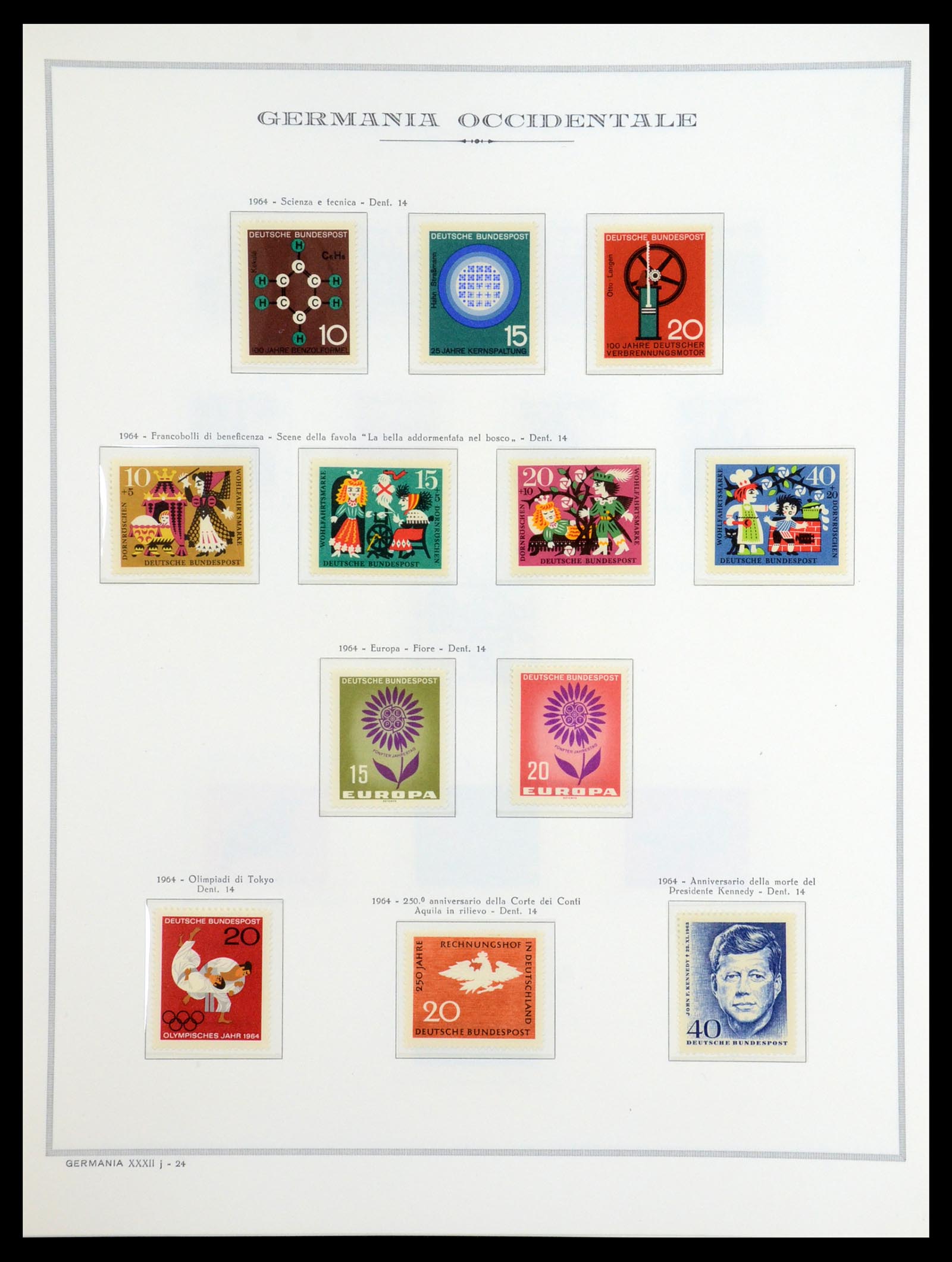 36470 027 - Postzegelverzameling 36470 Bundespost 1949-1969.
