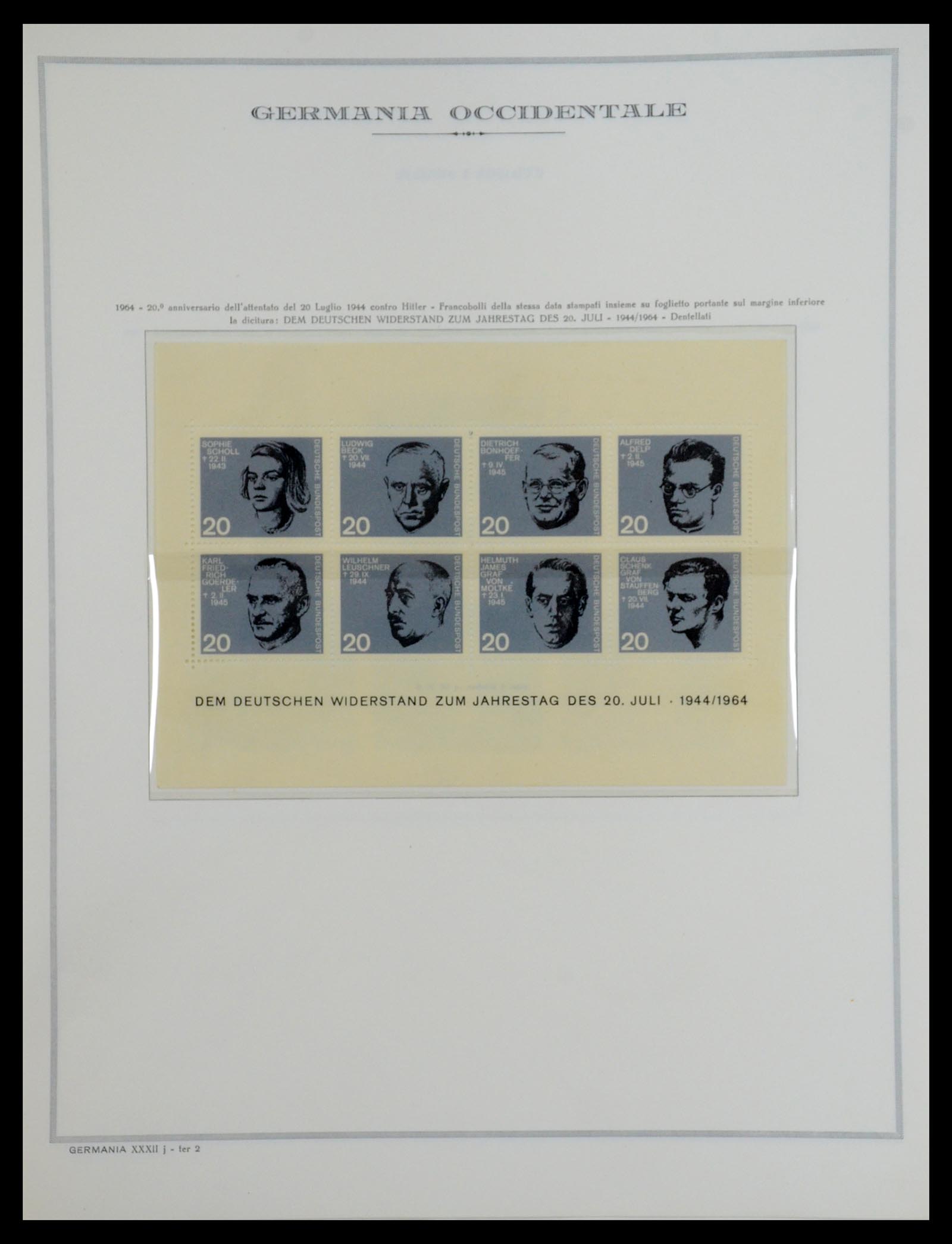 36470 043 - Postzegelverzameling 36470 Bundespost 1949-1969.