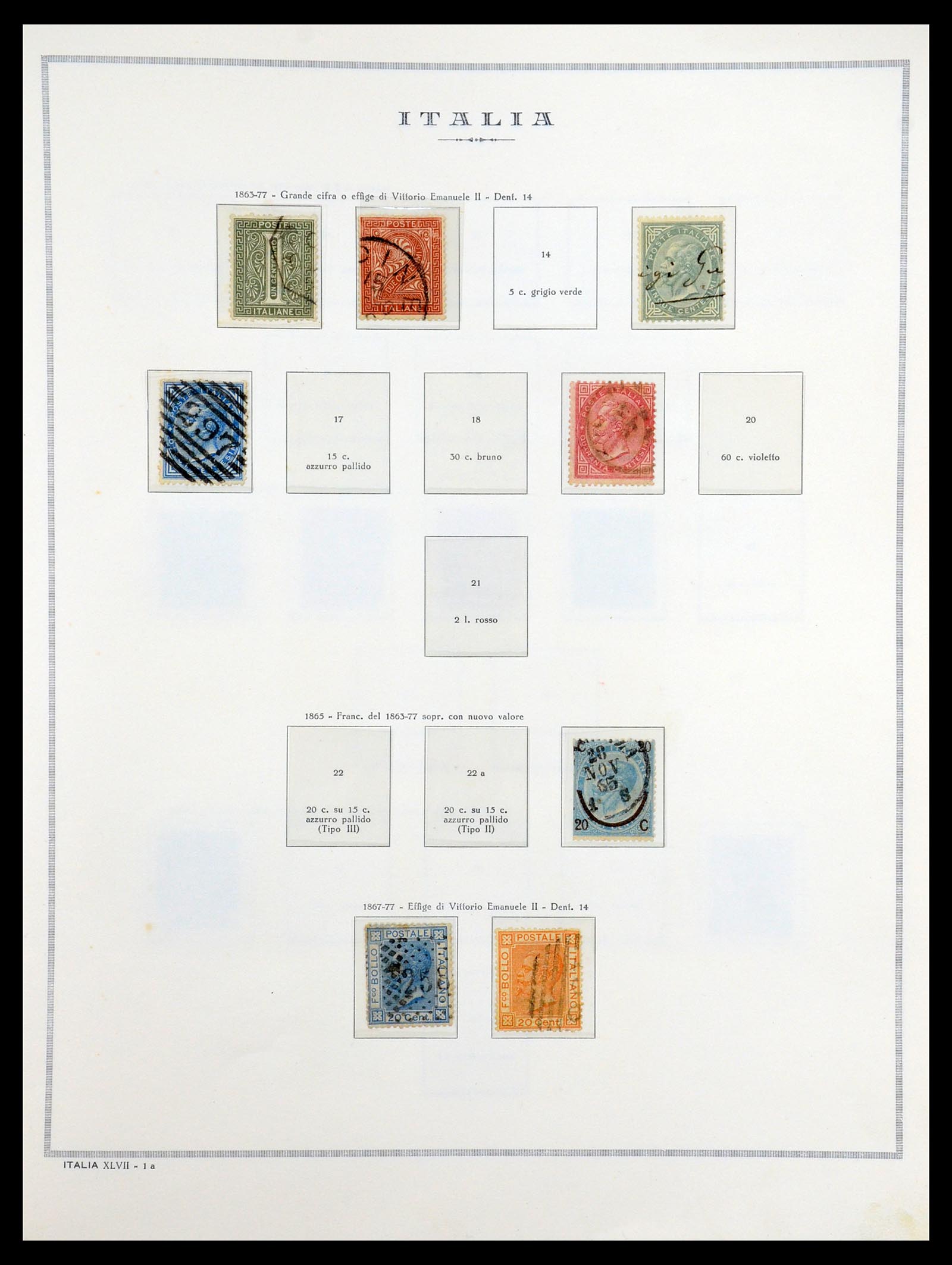 36471 001 - Postzegelverzameling 36471 Italië 1861-1976.
