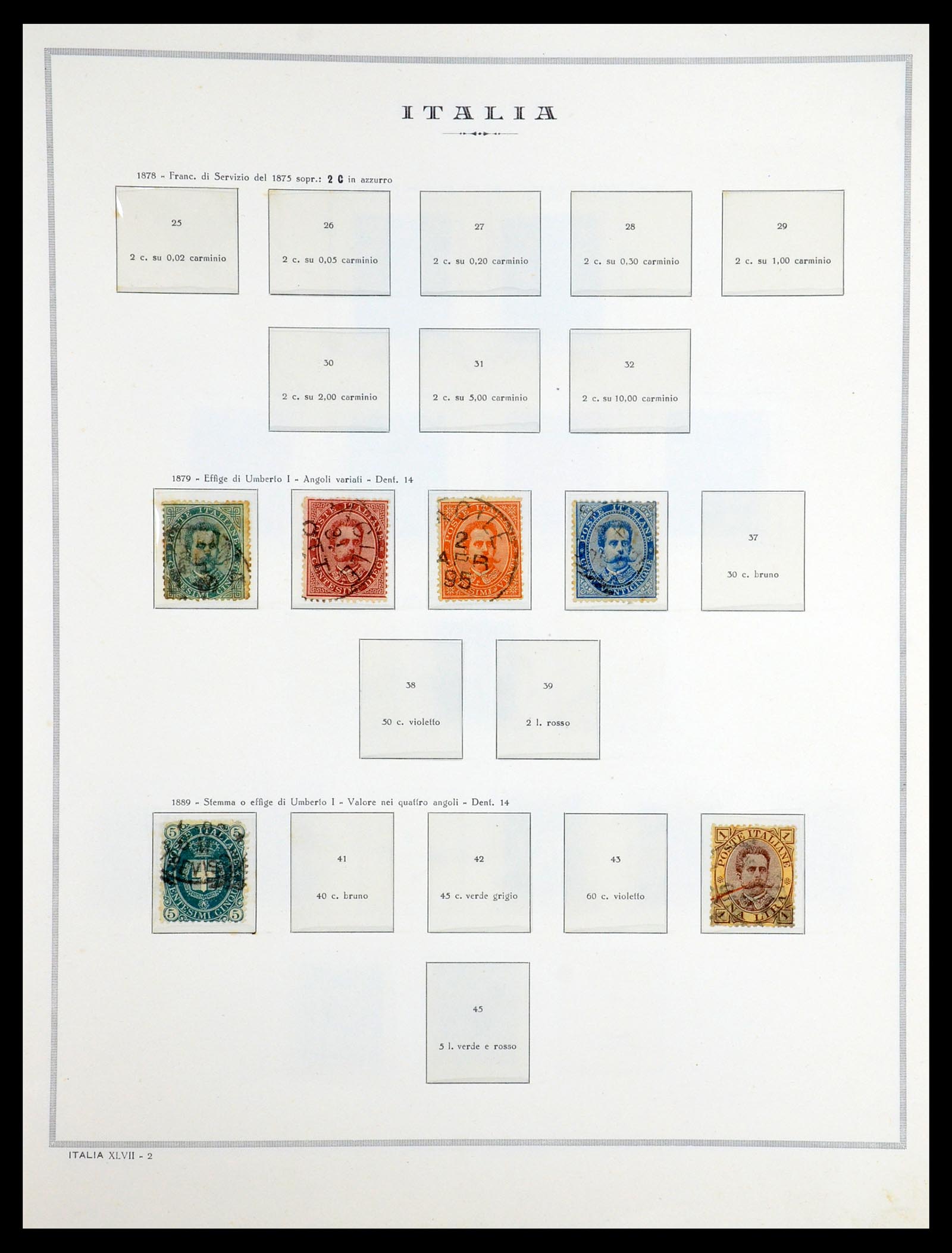 36471 002 - Postzegelverzameling 36471 Italië 1861-1976.
