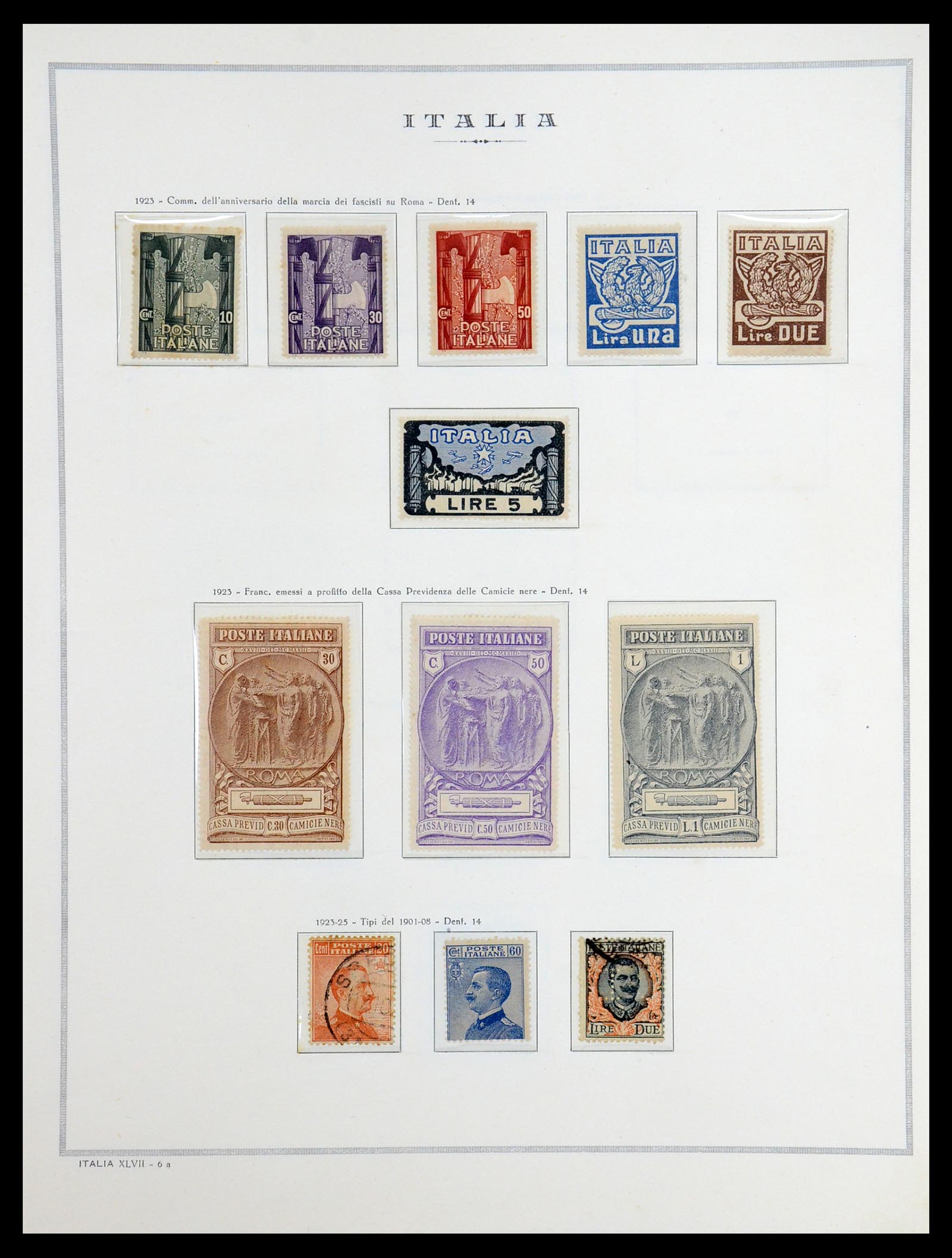 36471 008 - Postzegelverzameling 36471 Italië 1861-1976.