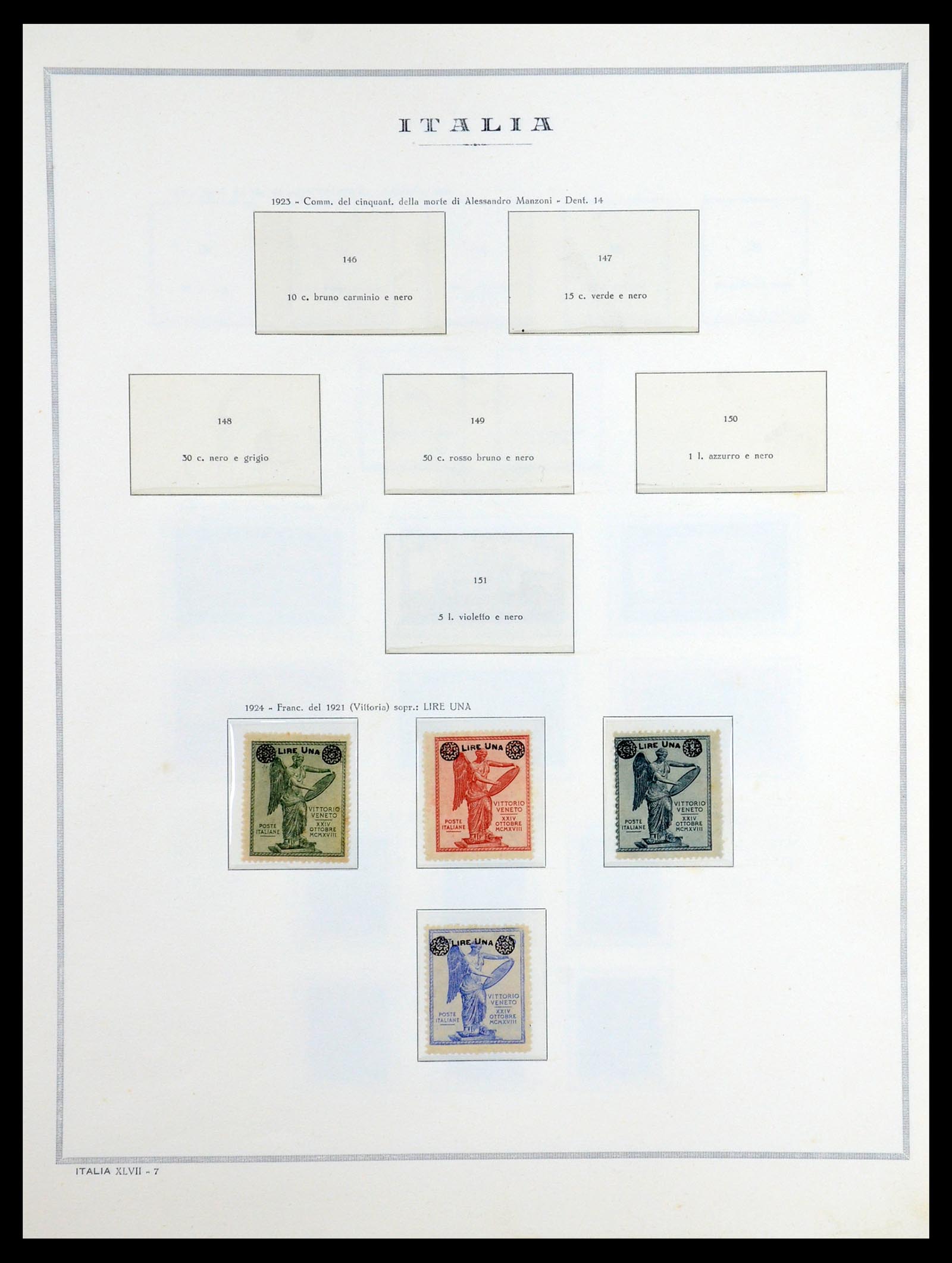 36471 009 - Postzegelverzameling 36471 Italië 1861-1976.