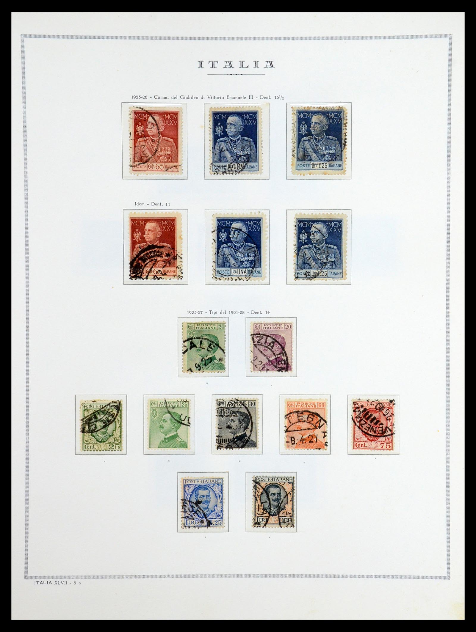 36471 011 - Postzegelverzameling 36471 Italië 1861-1976.